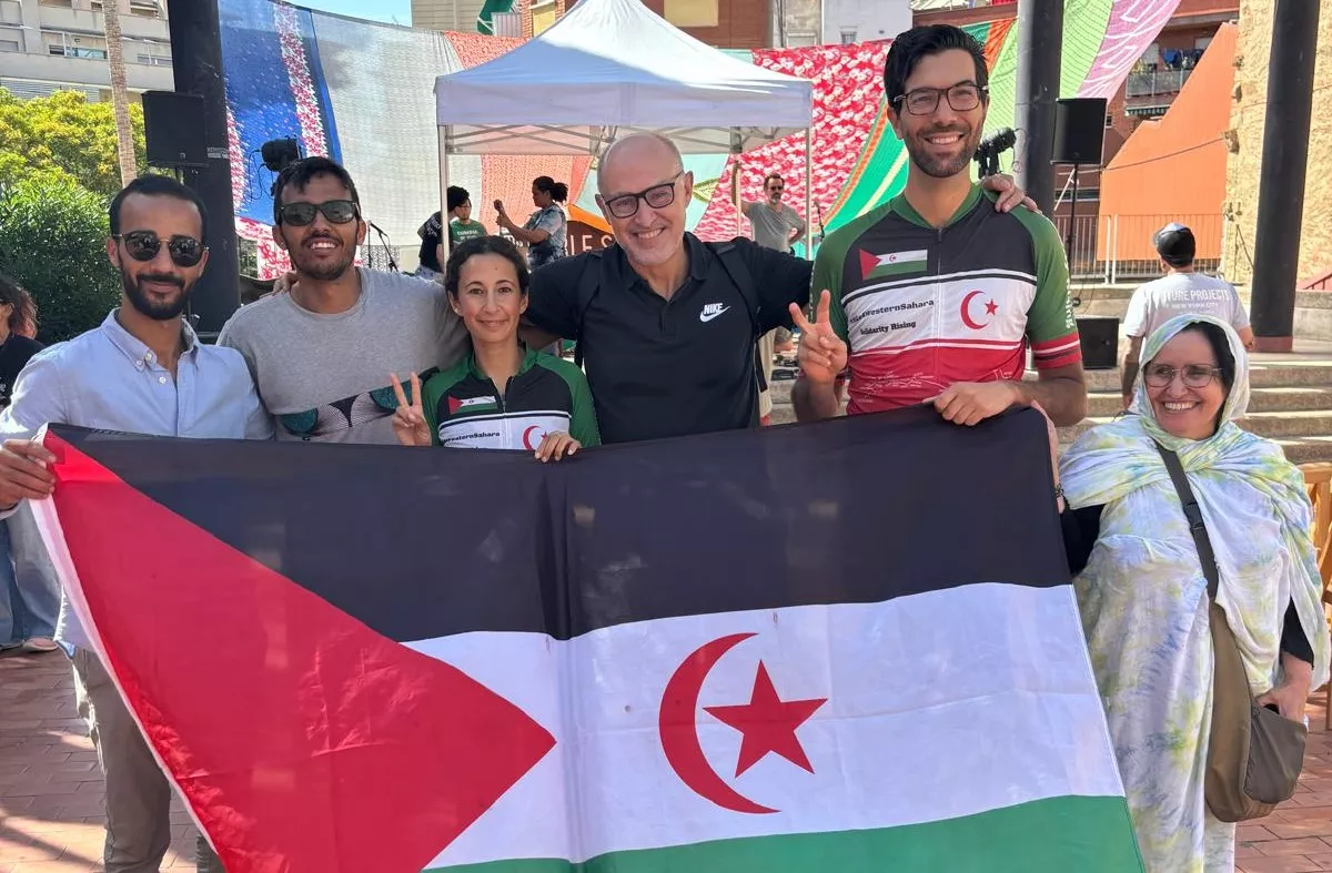 La llegada a Barcelona de Sanna y Benjamin. La llegada a Barcelona de Sanna y Benjamin.