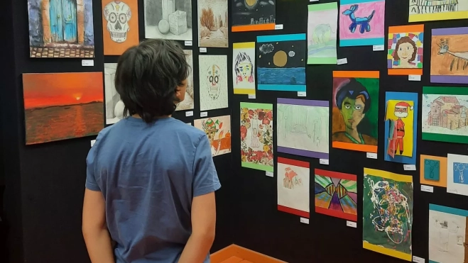 Exposición fin de curso en la Casa del Pintor. Exposición fin de curso en la Casa del Pintor.