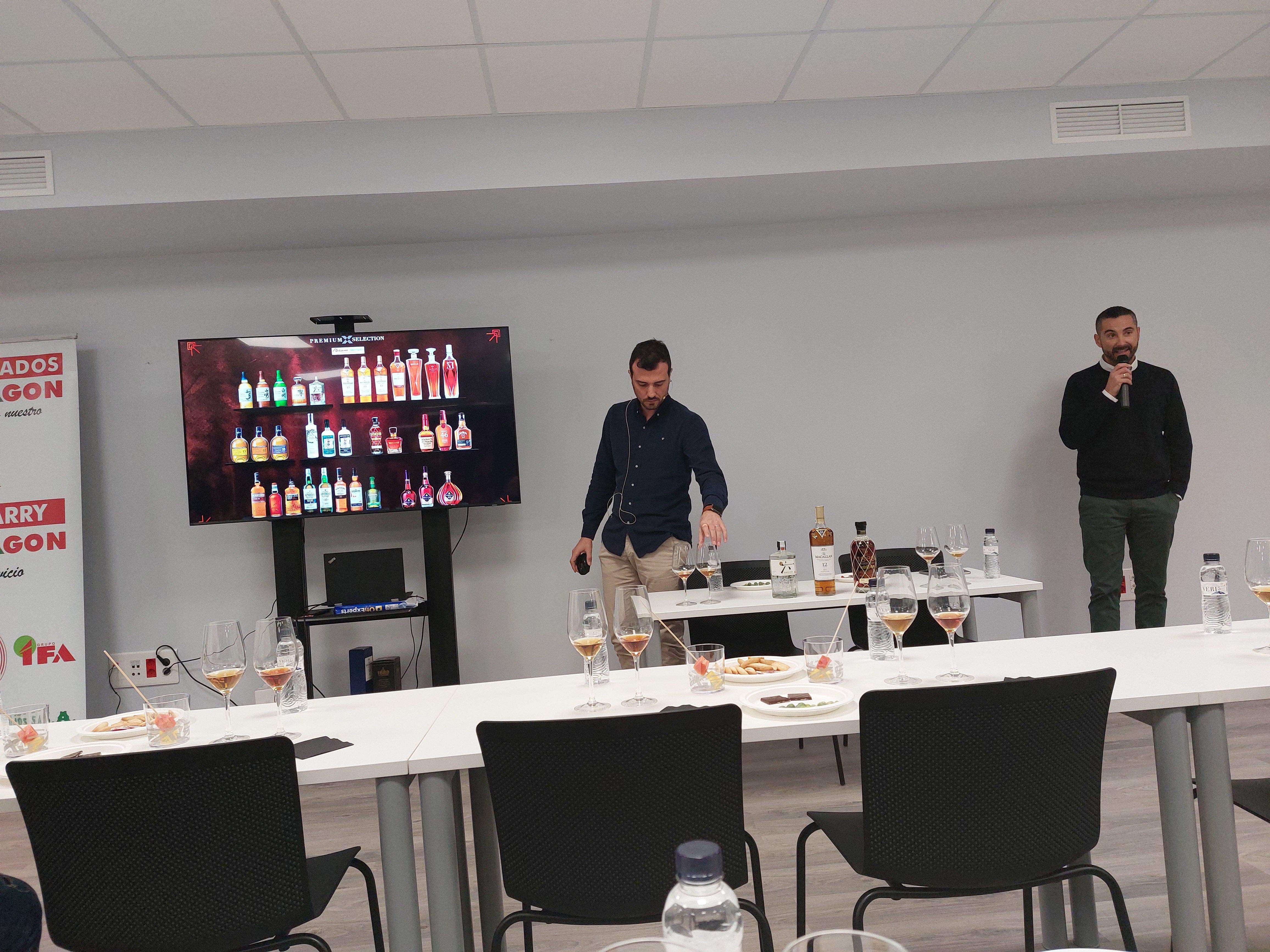 Cata de Beam Suntory que ha estrenado el Espacio Altoaragón