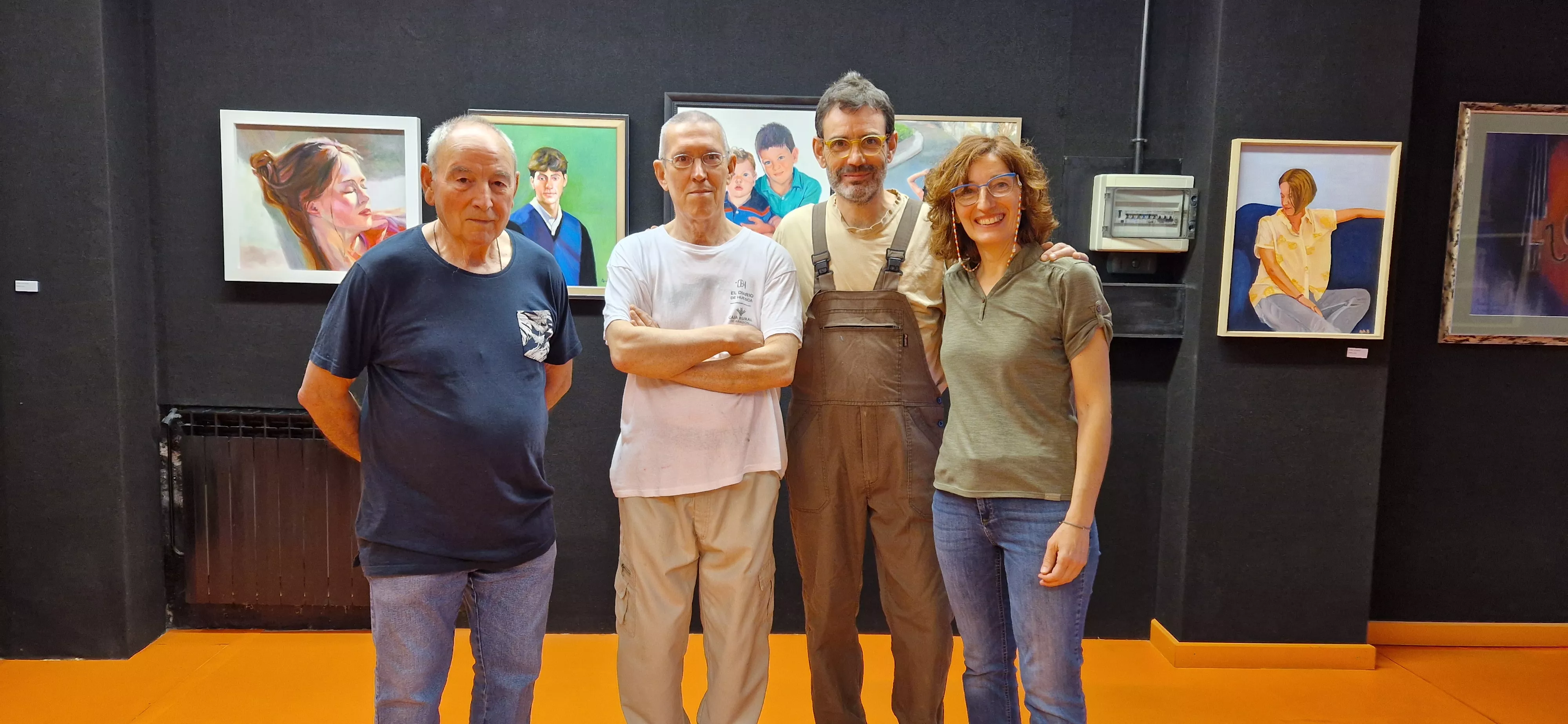 Cristóbal Nogués Pérez, Javier Romera, Cristóbal Nogués Bruno, Nati Nogués. Foto Myriam Martínez