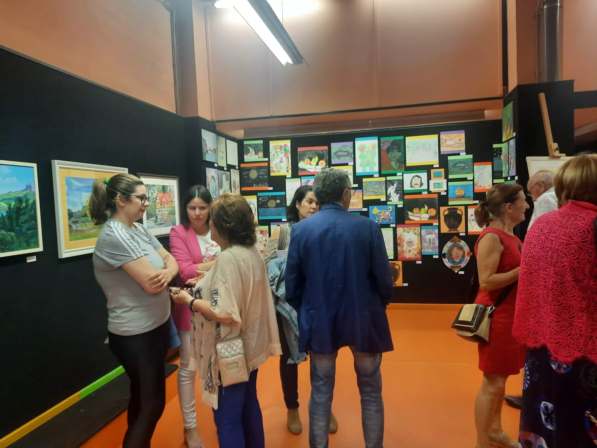 Exposición fin de curso en la Casa del Pintor.