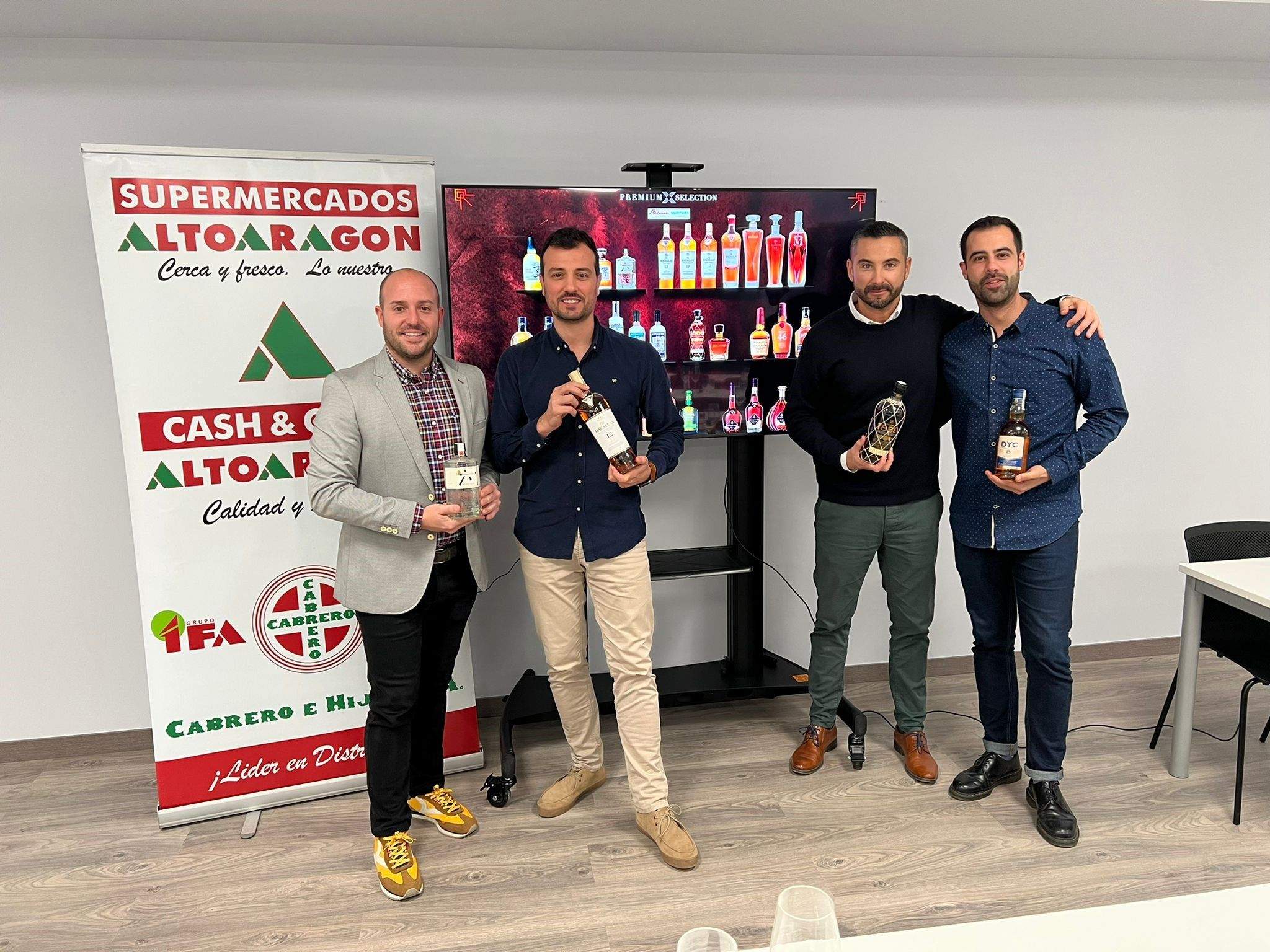 Cata de Beam Suntory que ha estrenado el Espacio Altoaragón