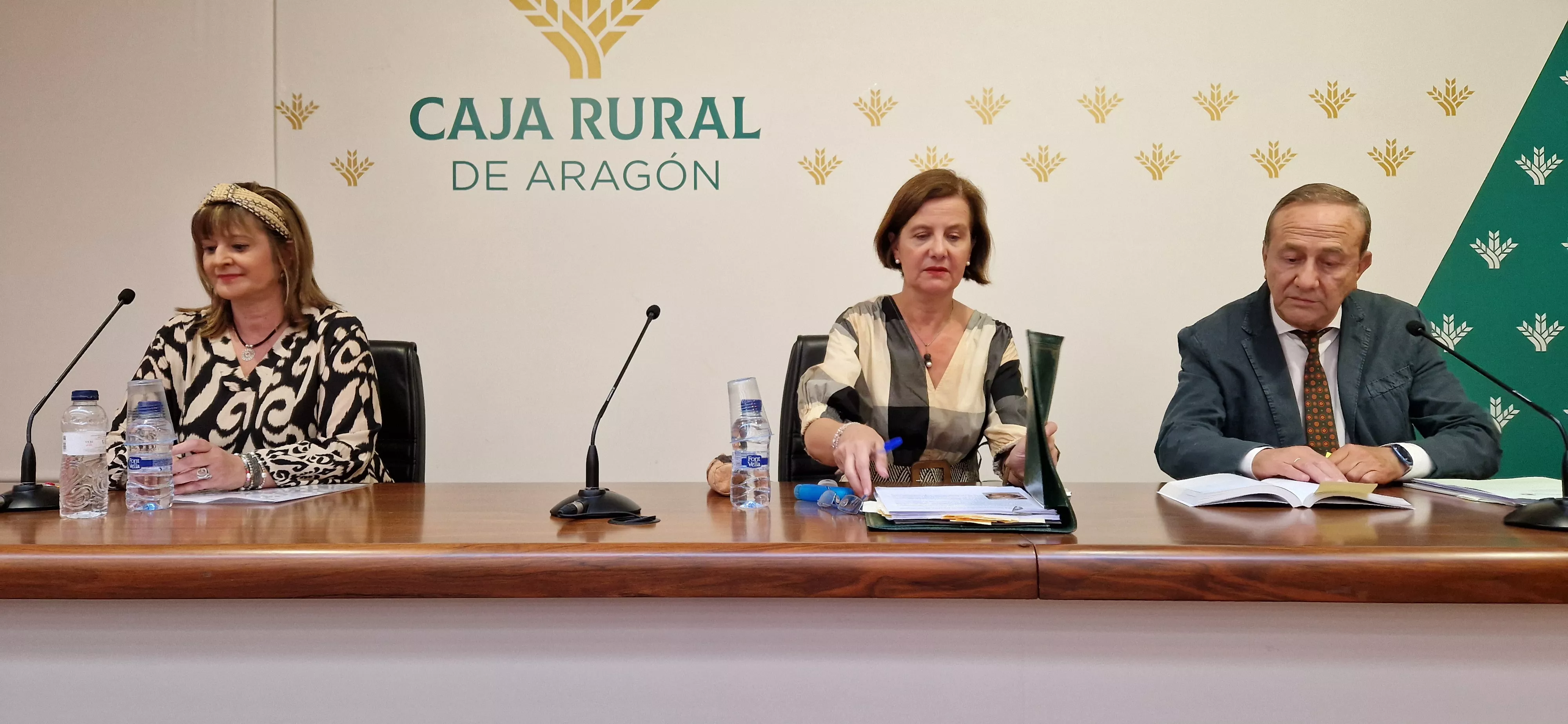 Gloria Ruiz Picazo, Aurora López Azcona y Joaquín Oria Almudí. Las personas con discapacidad intelectual no podrán ser privadas en Aragón de su capacidad jurídica. Foto Myriam Martínez