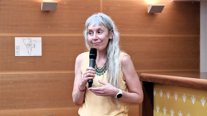 Marta Peña, gerente de Cadis Huesca. Foto Myriam Martínez Marta Peña, gerente de Cadis Huesca. Foto Myriam Martínez