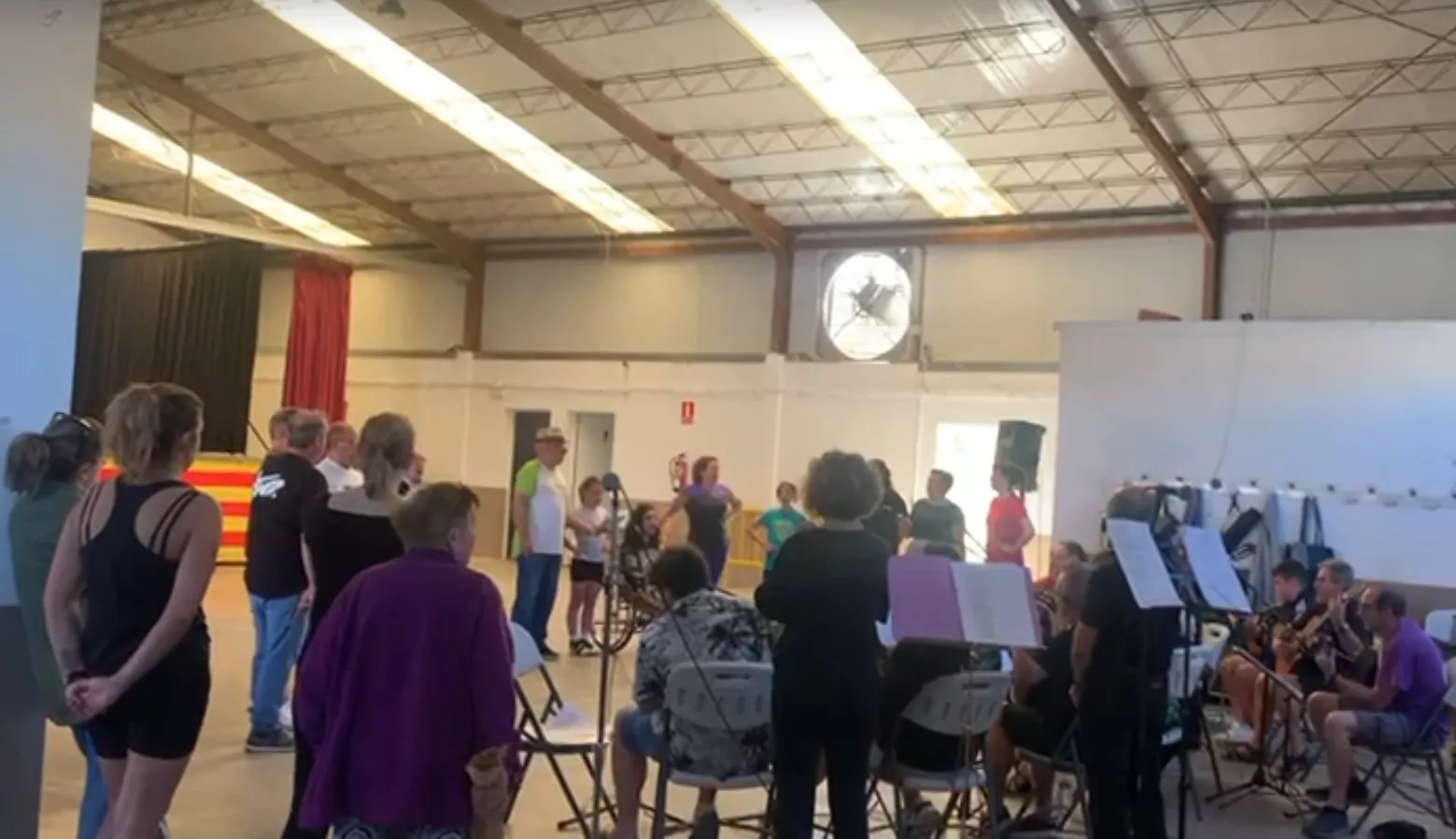 Un ensayo de la gran jornada del domingo en torno al 60 aniversario del Grupo San Isidro de El Temple