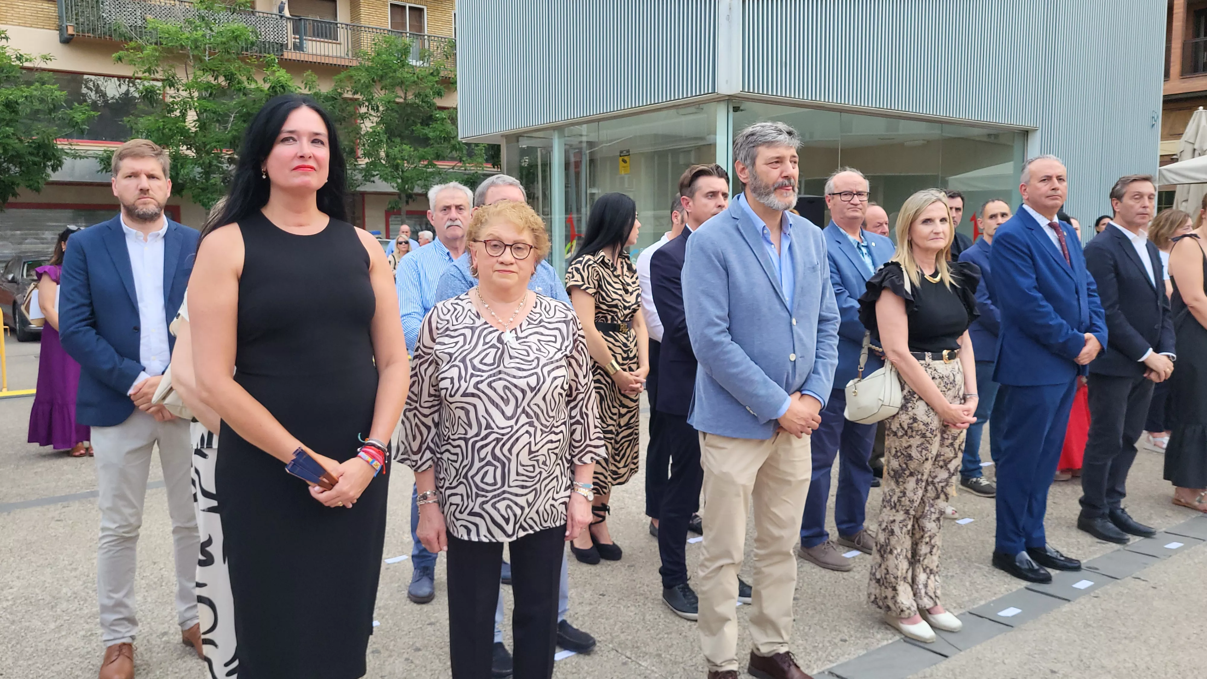 Acto de homenaje a las víctimas del terrorismo en Huesca. Foto Mercedes Manterola