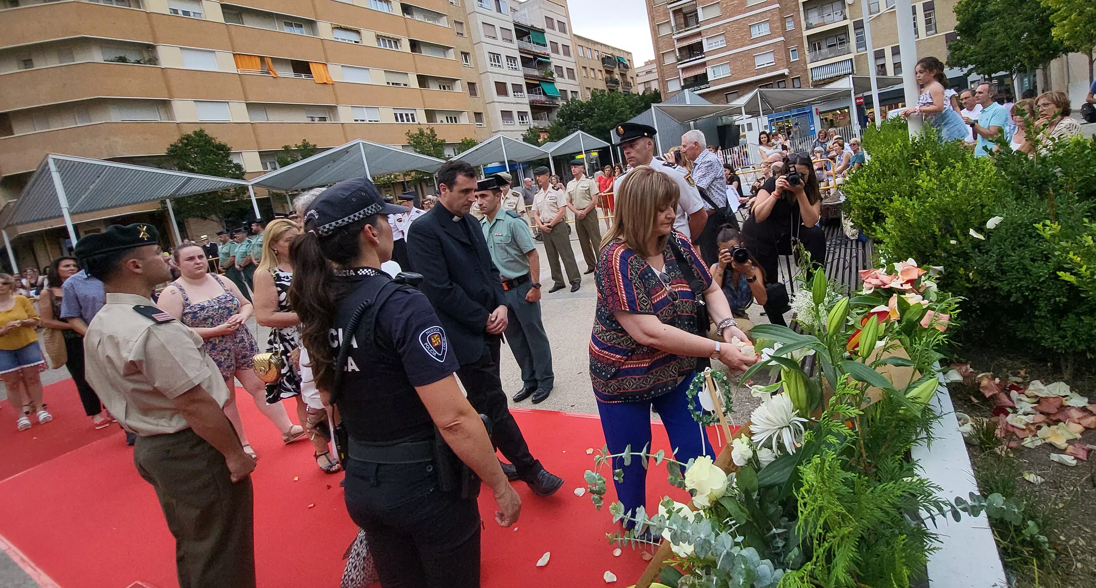 Acto de homenaje a las víctimas del terrorismo en Huesca, Foto Mercedes Manterola