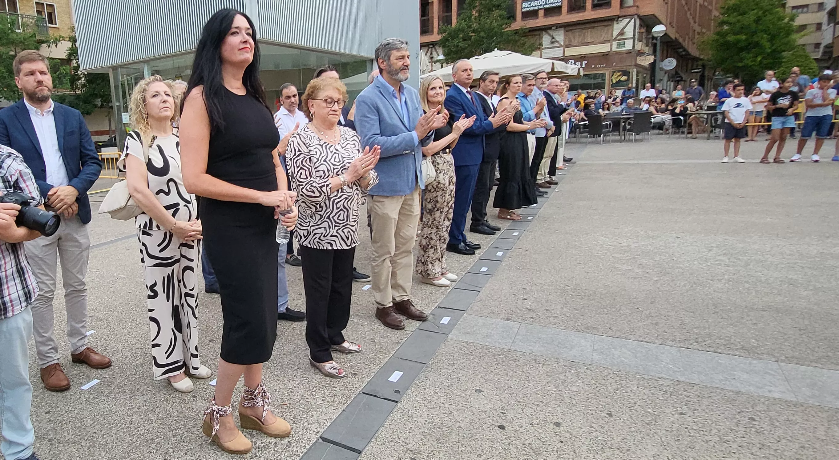 Acto de homenaje a las víctimas del terrorismo en Huesca. Foto Mercedes Manterola