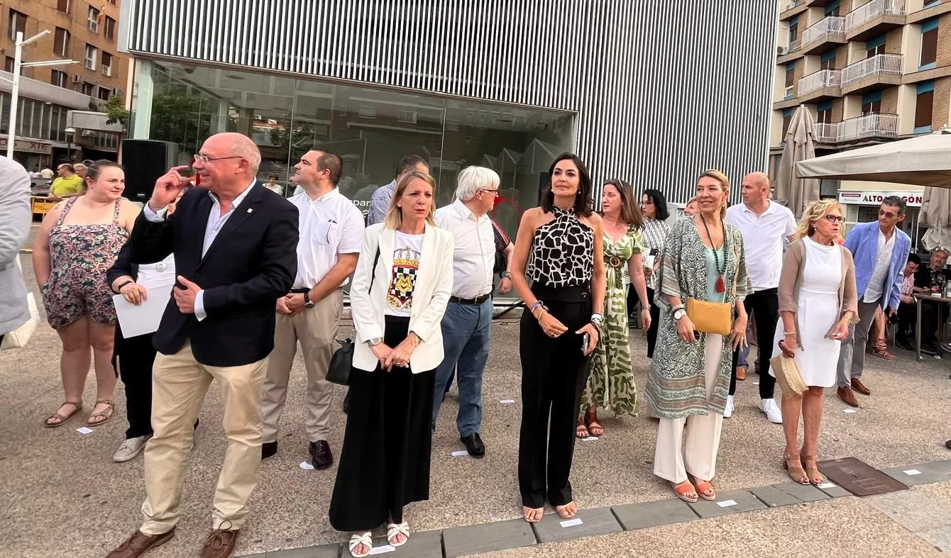 Acto de homenaje a las víctimas del terrorismo en Huesca. Foto Mercedes Manterola