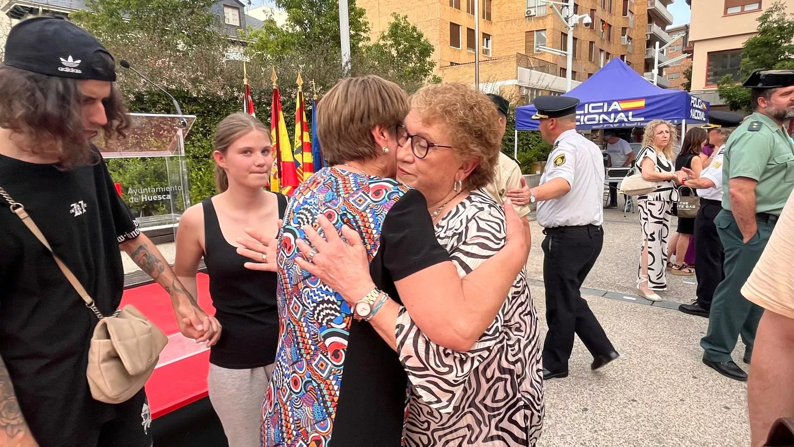 Acto de homenaje a las víctimas del terrorismo en Huesca. Foto Mercedes Manterola