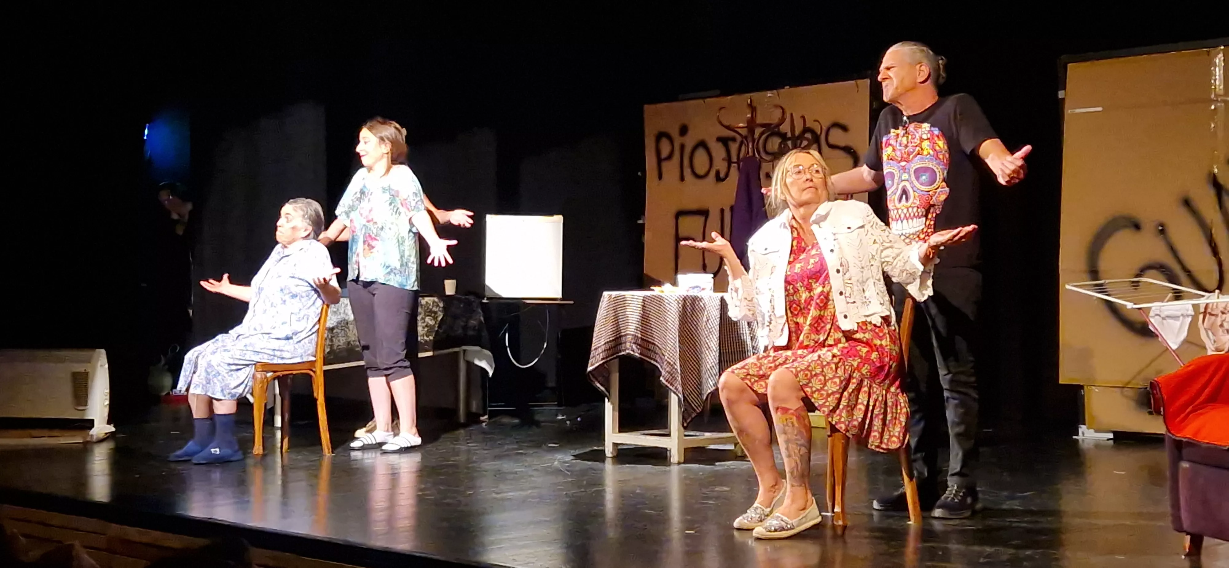 Infinito Teatro en la 32 Muestra Joven. Foto Myriam Martínez