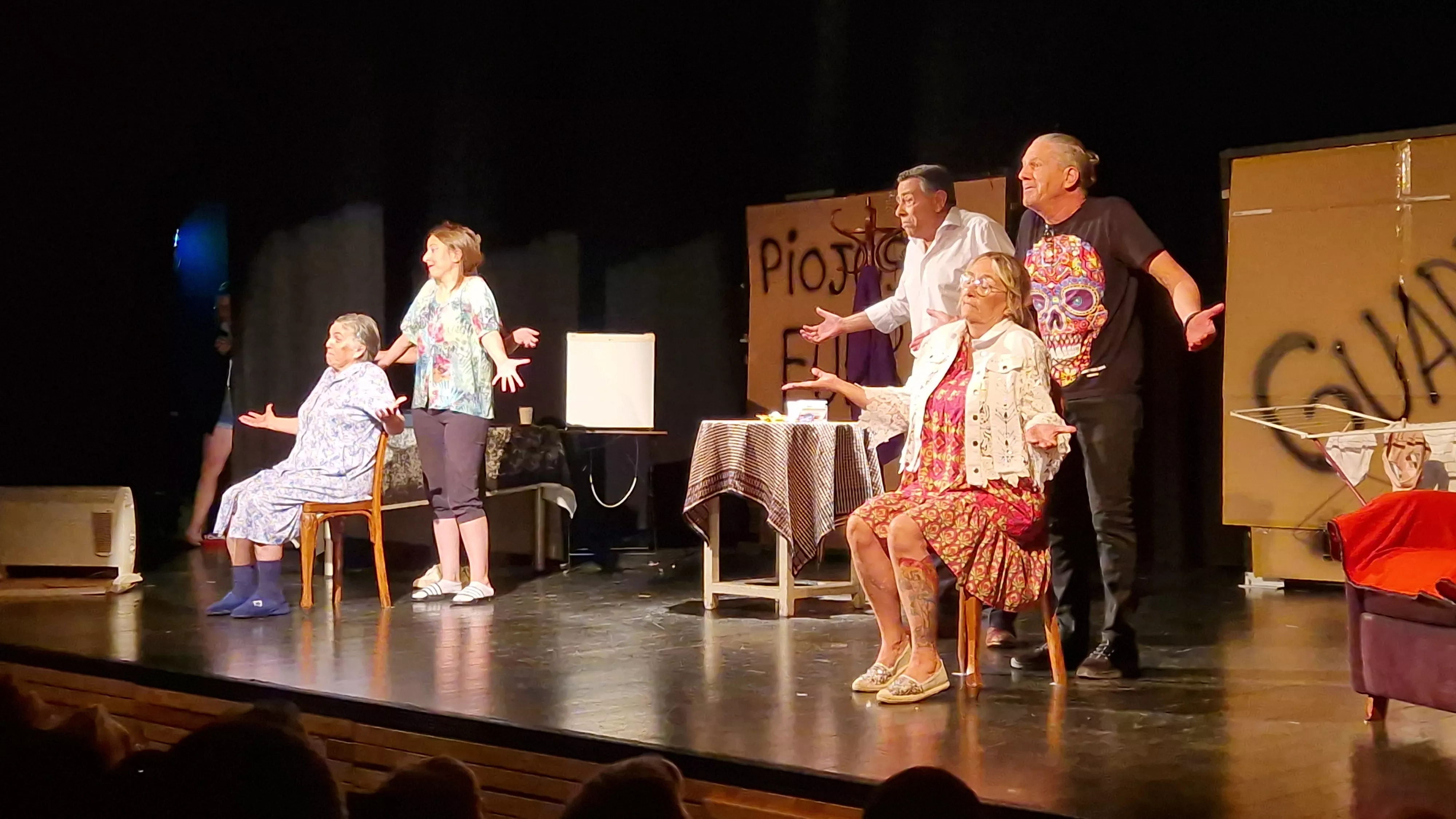 Infinito Teatro en la 32 Muestra Joven. Foto Myriam Martínez