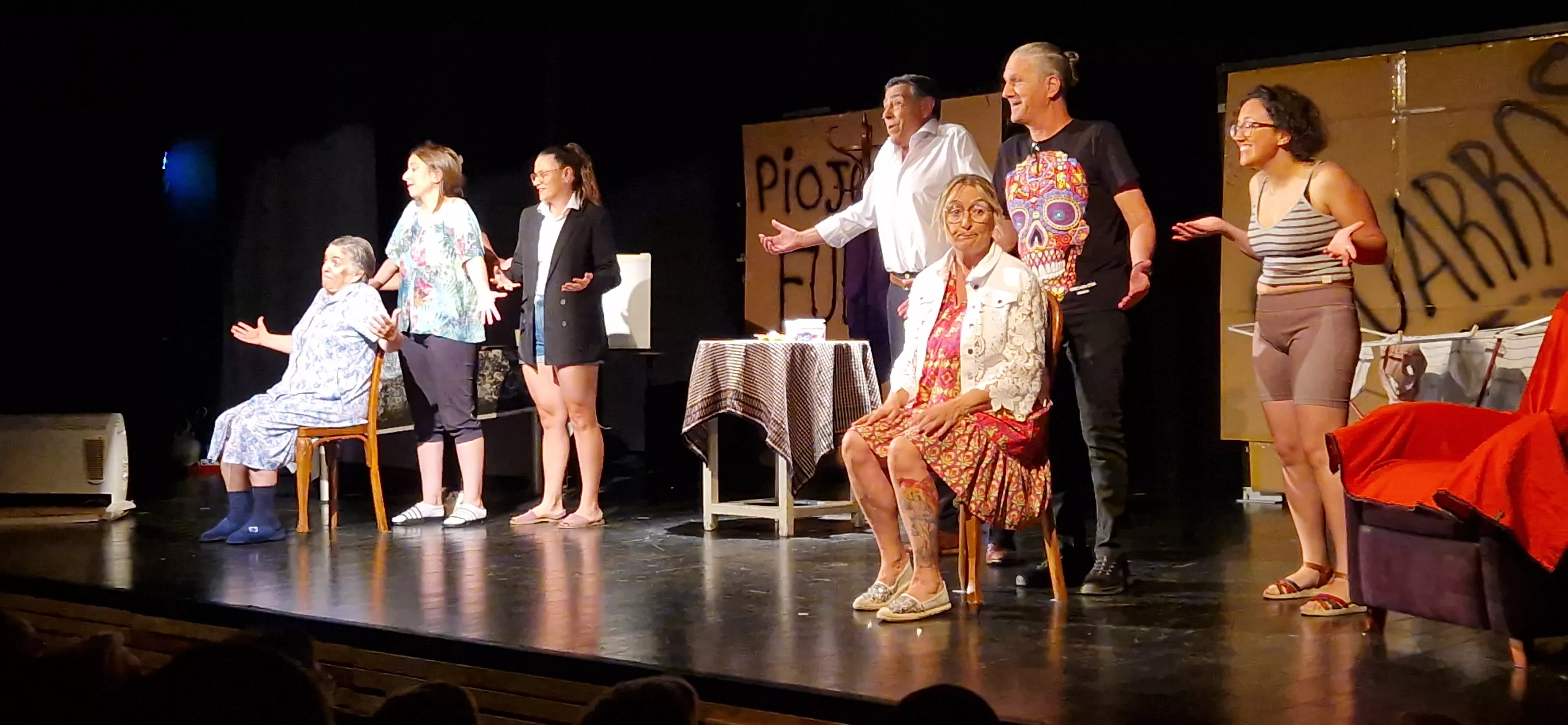 Infinito Teatro en la 32 Muestra Joven. Foto Myriam Martínez