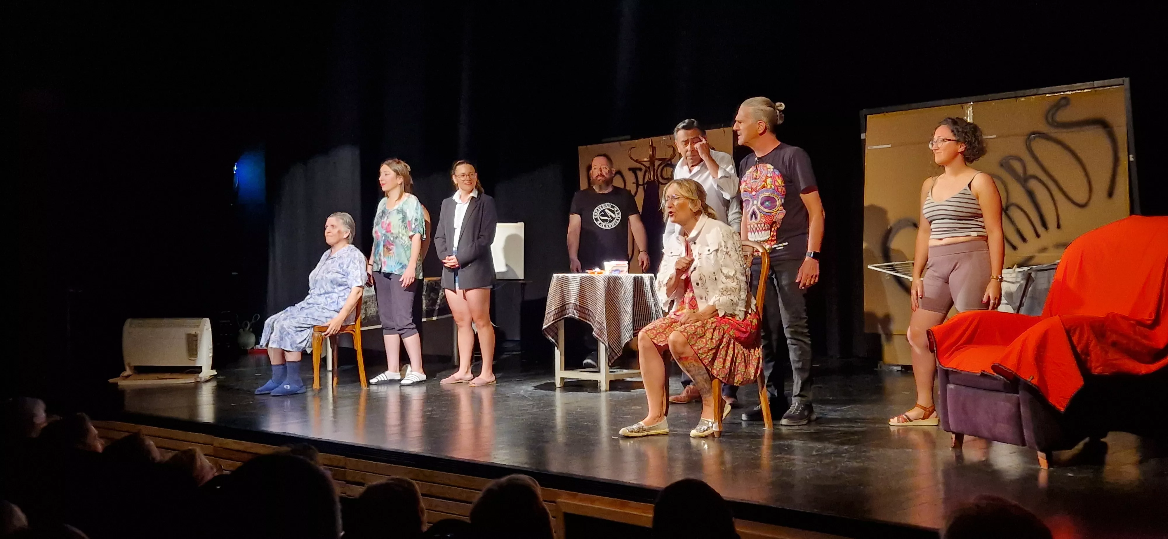 Infinito Teatro en la 32 Muestra Joven. Foto Myriam Martínez