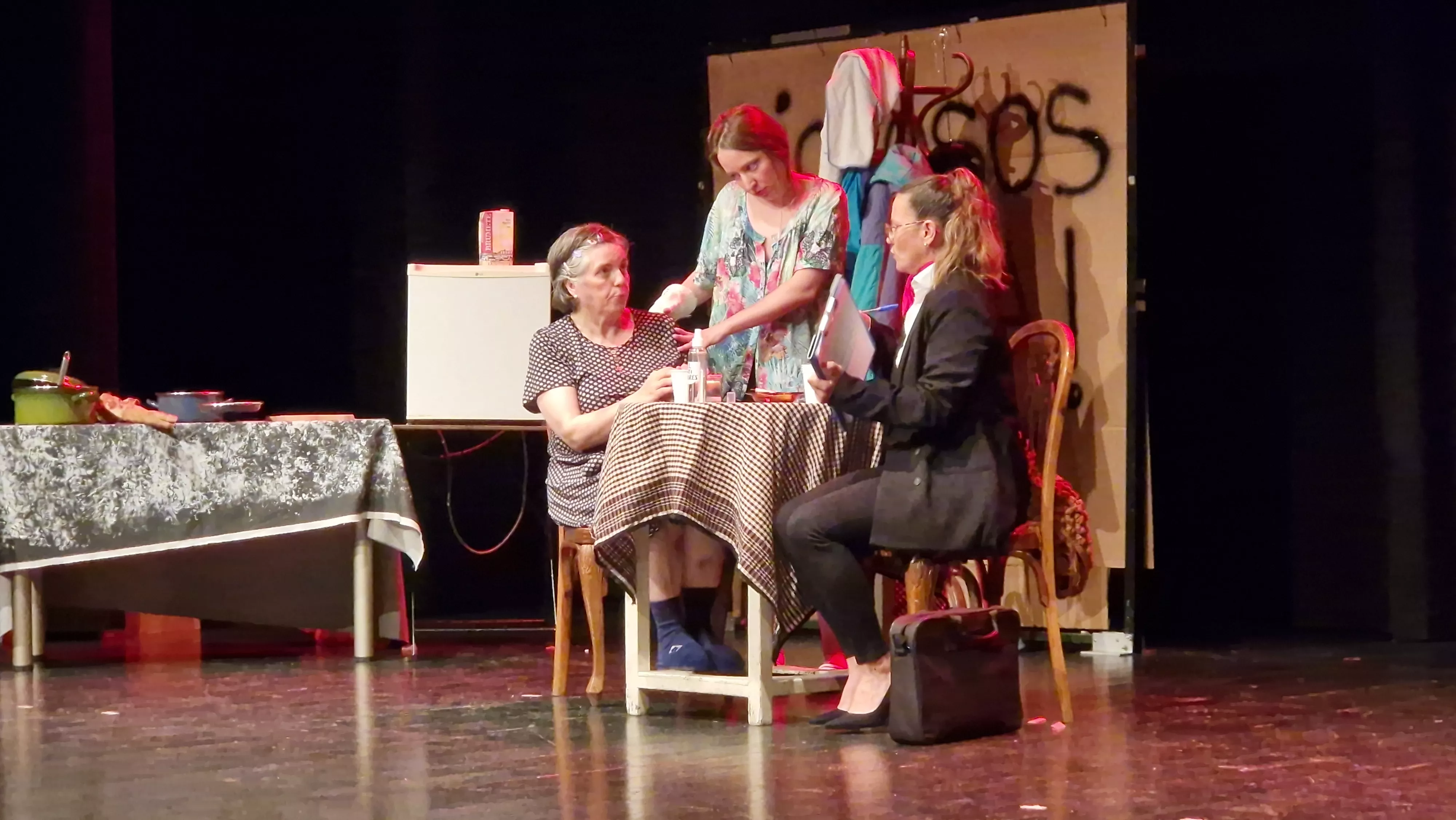 Infinito Teatro en la 32 Muestra Joven. Foto Myriam Martínez