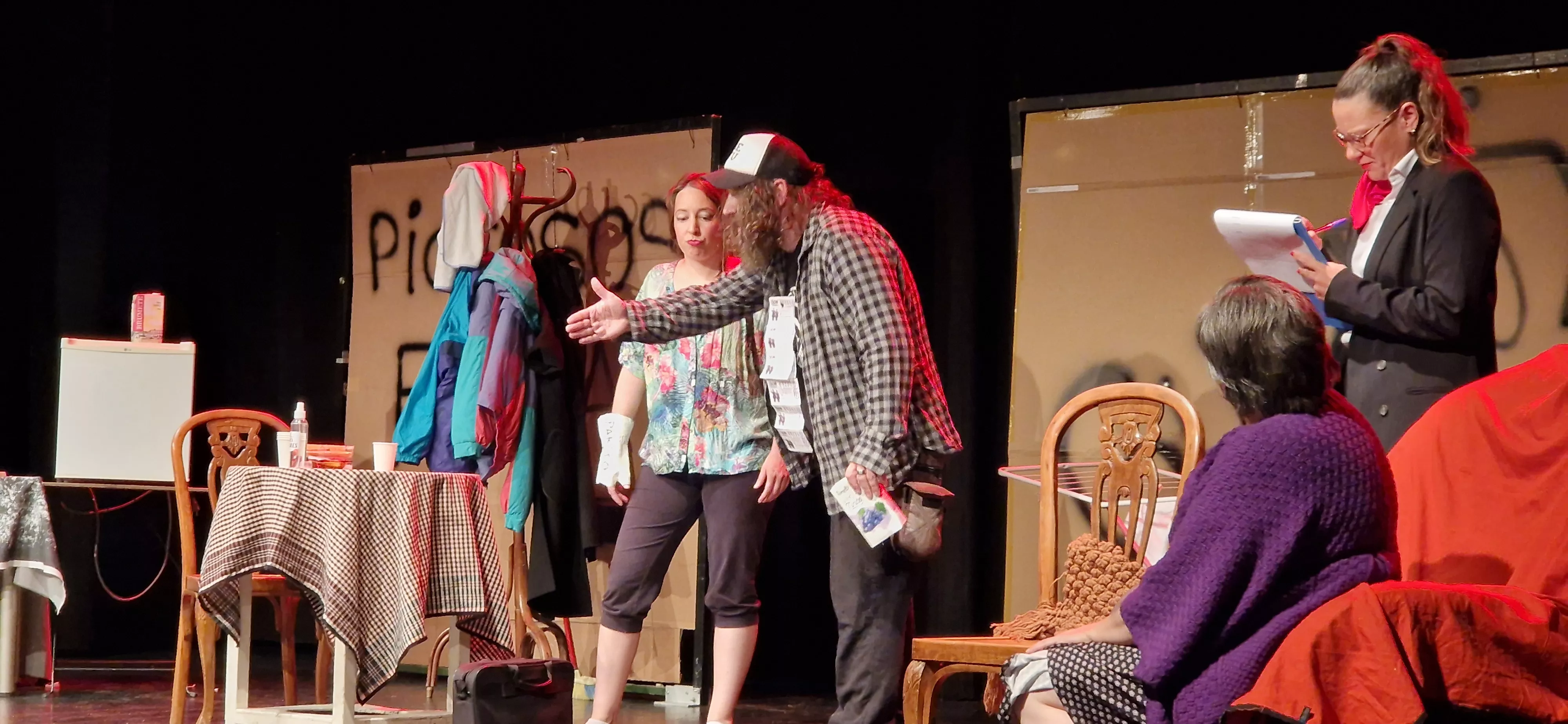 Infinito Teatro en la 32 Muestra Joven. Foto Myriam Martínez