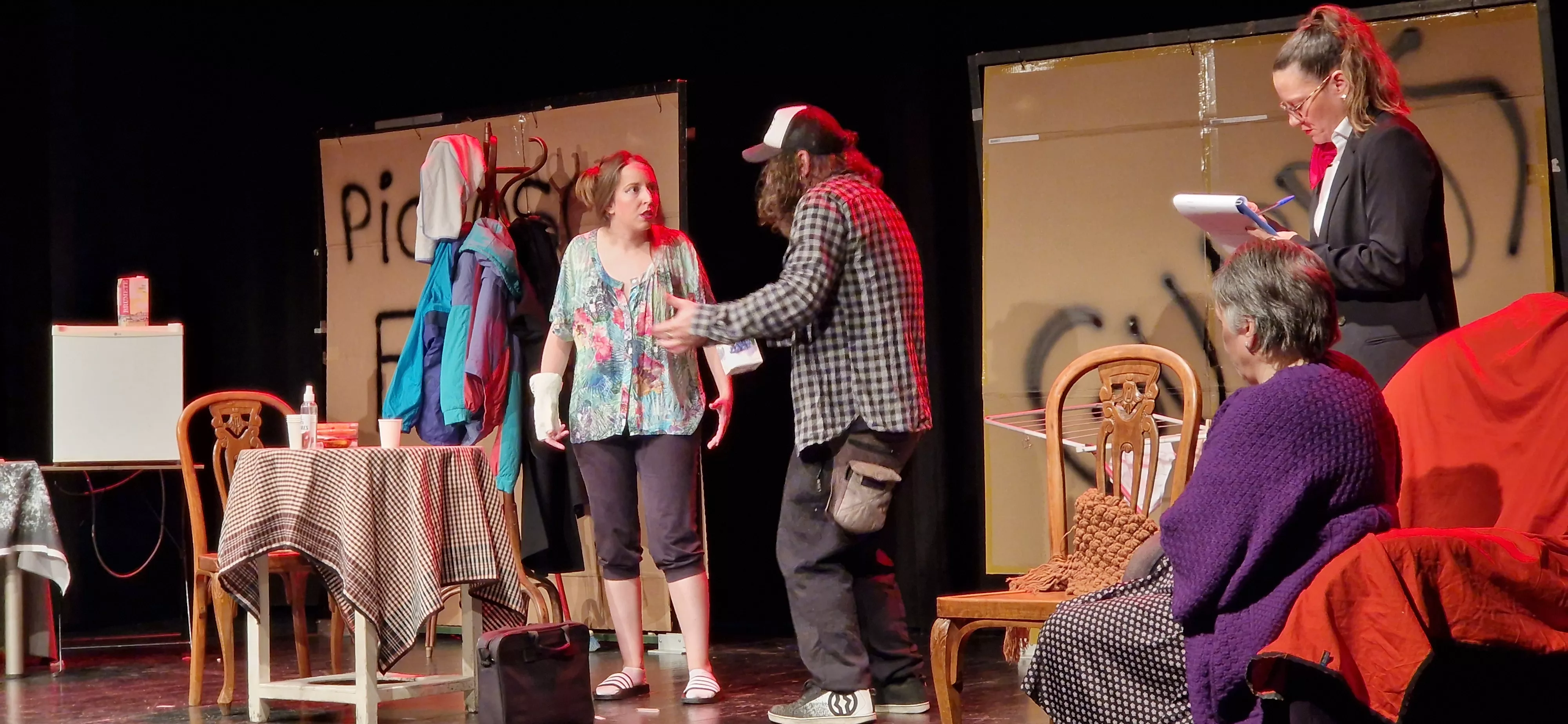 Infinito Teatro en la 32 Muestra Joven. Foto Myriam Martínez