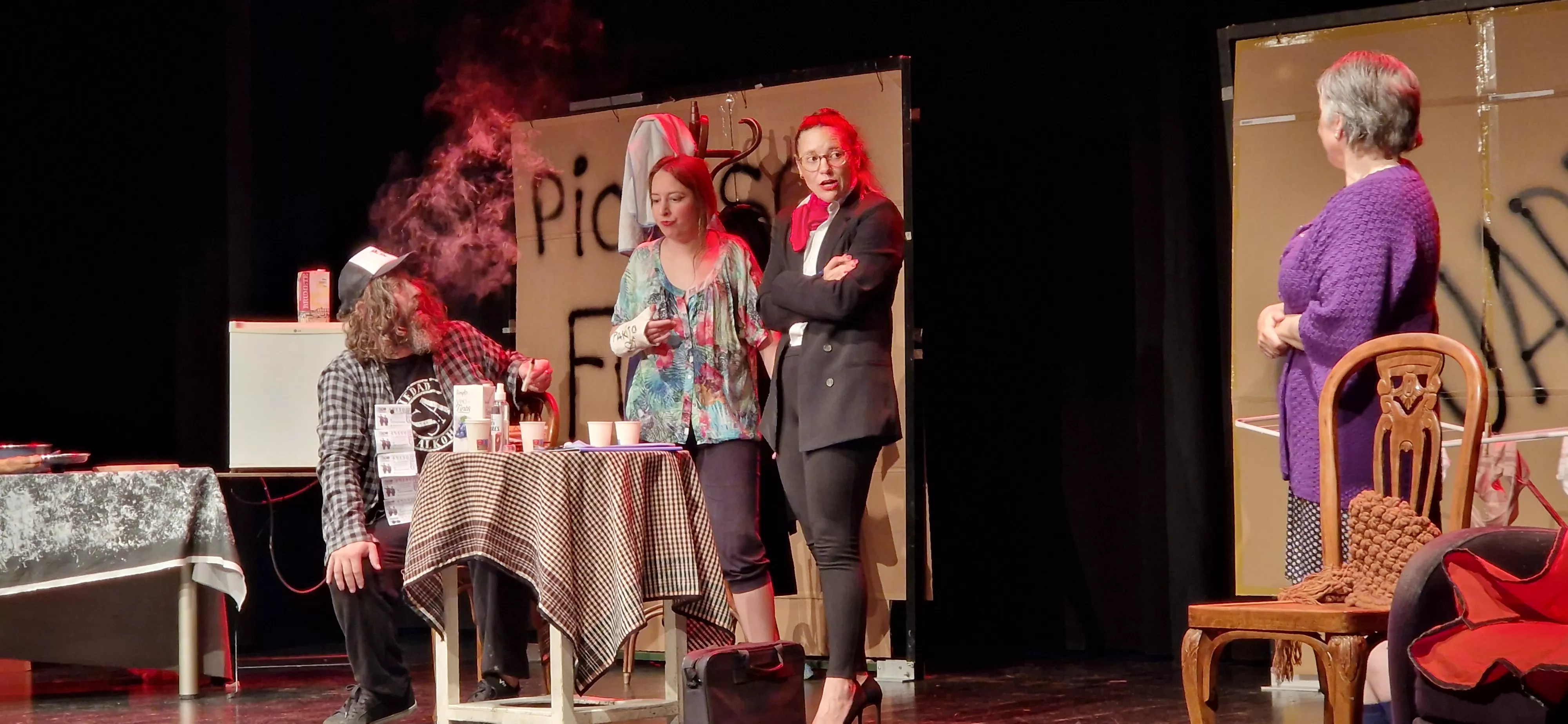 Infinito Teatro en la 32 Muestra Joven. Foto Myriam Martínez