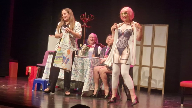 Infinito Teatro en la 32 Muestra Joven. Foto Myriam Martínez Infinito Teatro en la 32 Muestra Joven. Foto Myriam Martínez