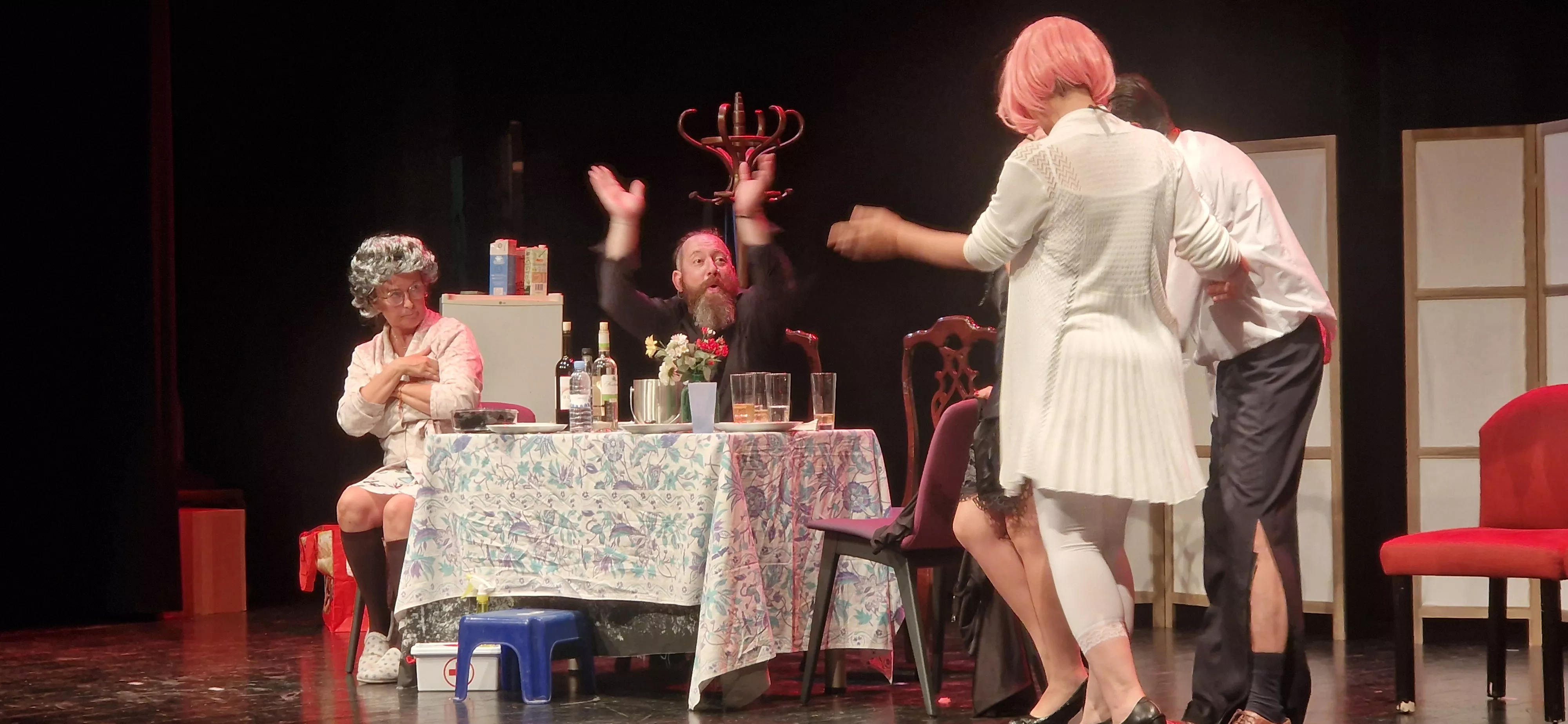 Infinito Teatro en la 32 Muestra Joven. Foto Myriam Martínez