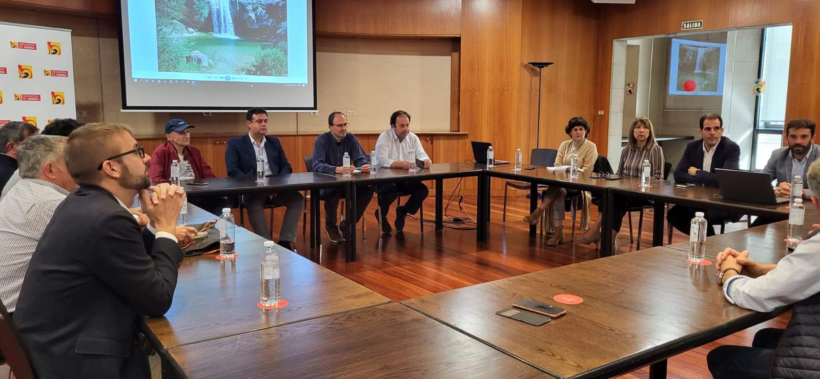 Encuentro mantenido para abordar el Eje Norte del parque de Guara en la DPH