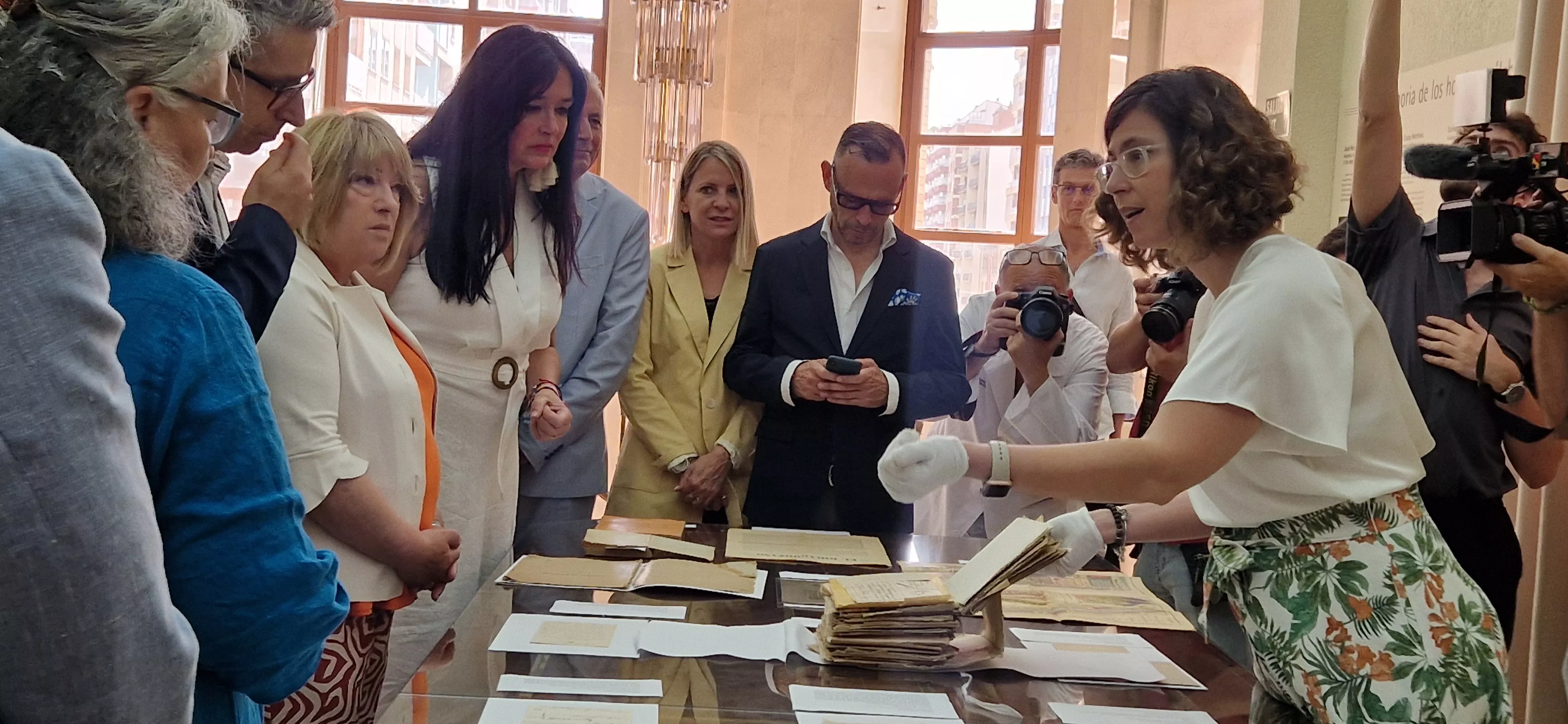 Visita del secretario de Estado de Cultura, Jordi Martí, a Huesca. Foto Myriam Martínez