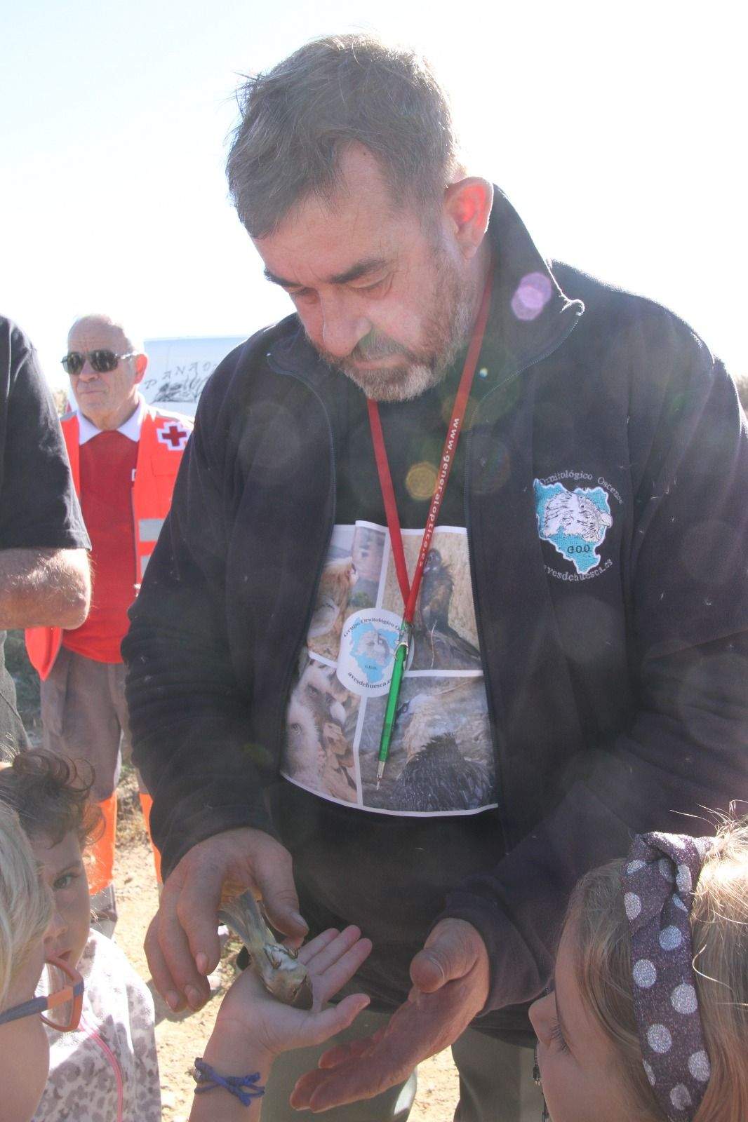 Anillamiento de aves en la Laguna de Sariñena. Foto Carlos Neofato