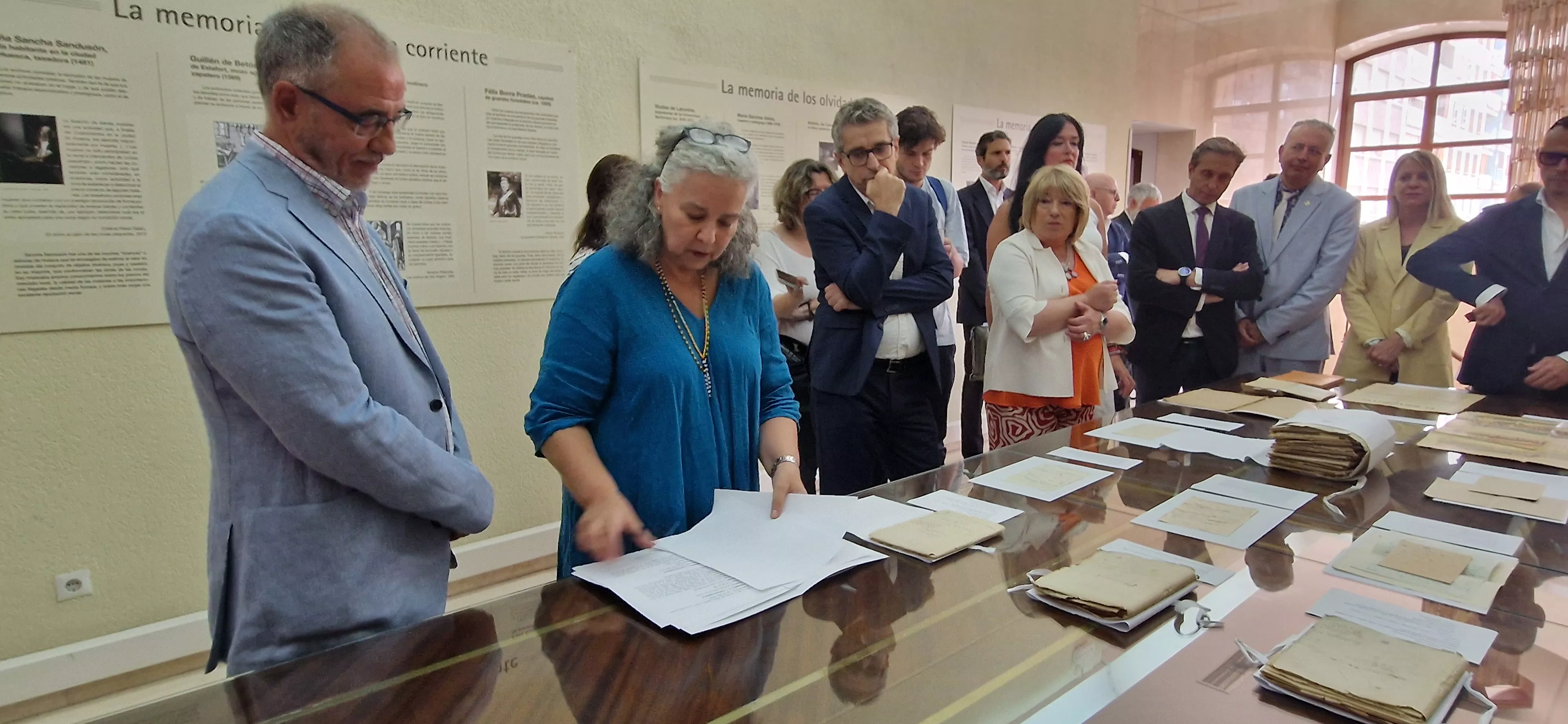Visita del secretario de Estado de Cultura, Jordi Martí, a Huesca. Foto Myriam Martínez