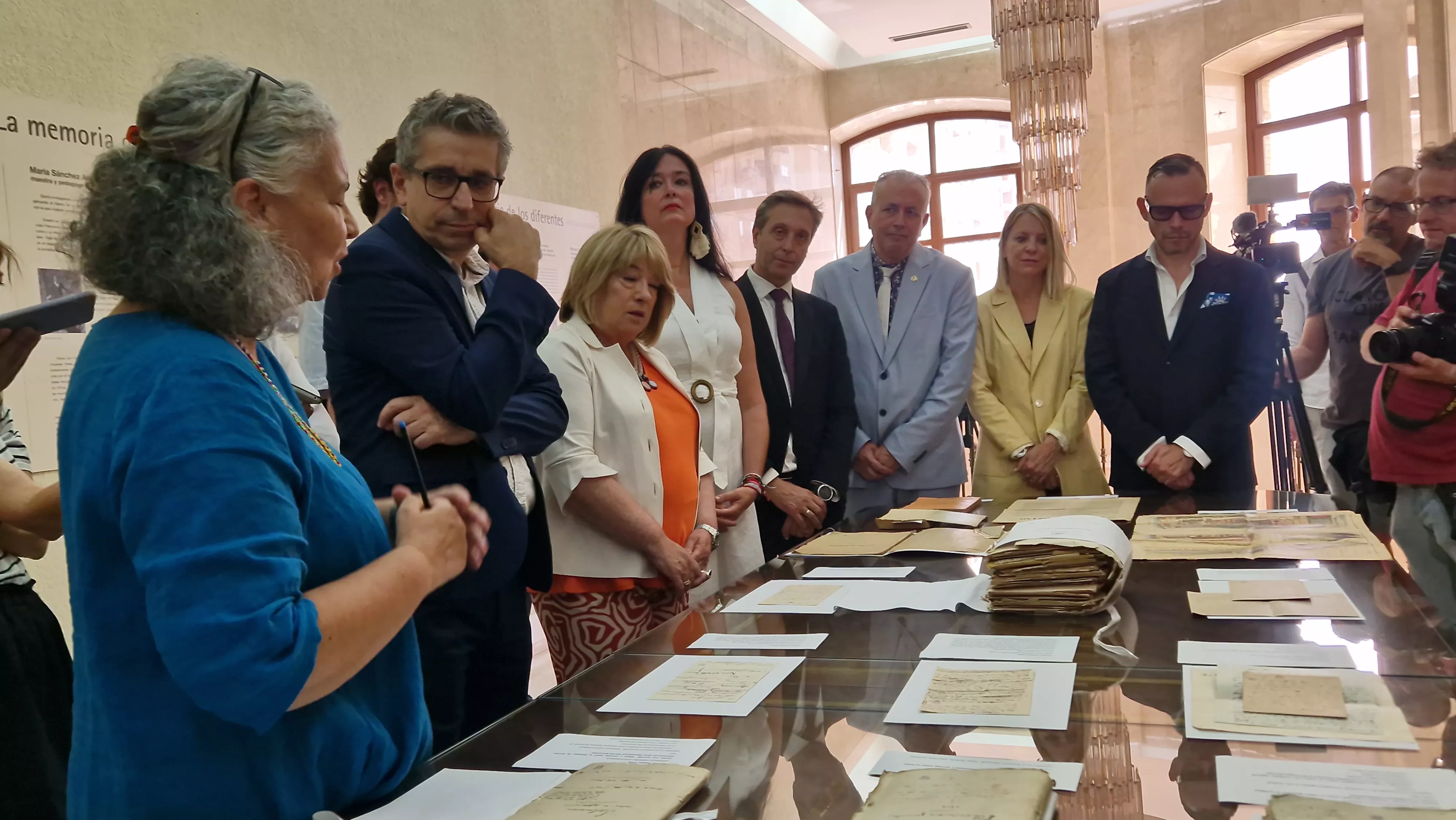 Visita del secretario de Estado de Cultura, Jordi Martí, a Huesca. Foto Myriam Martínez