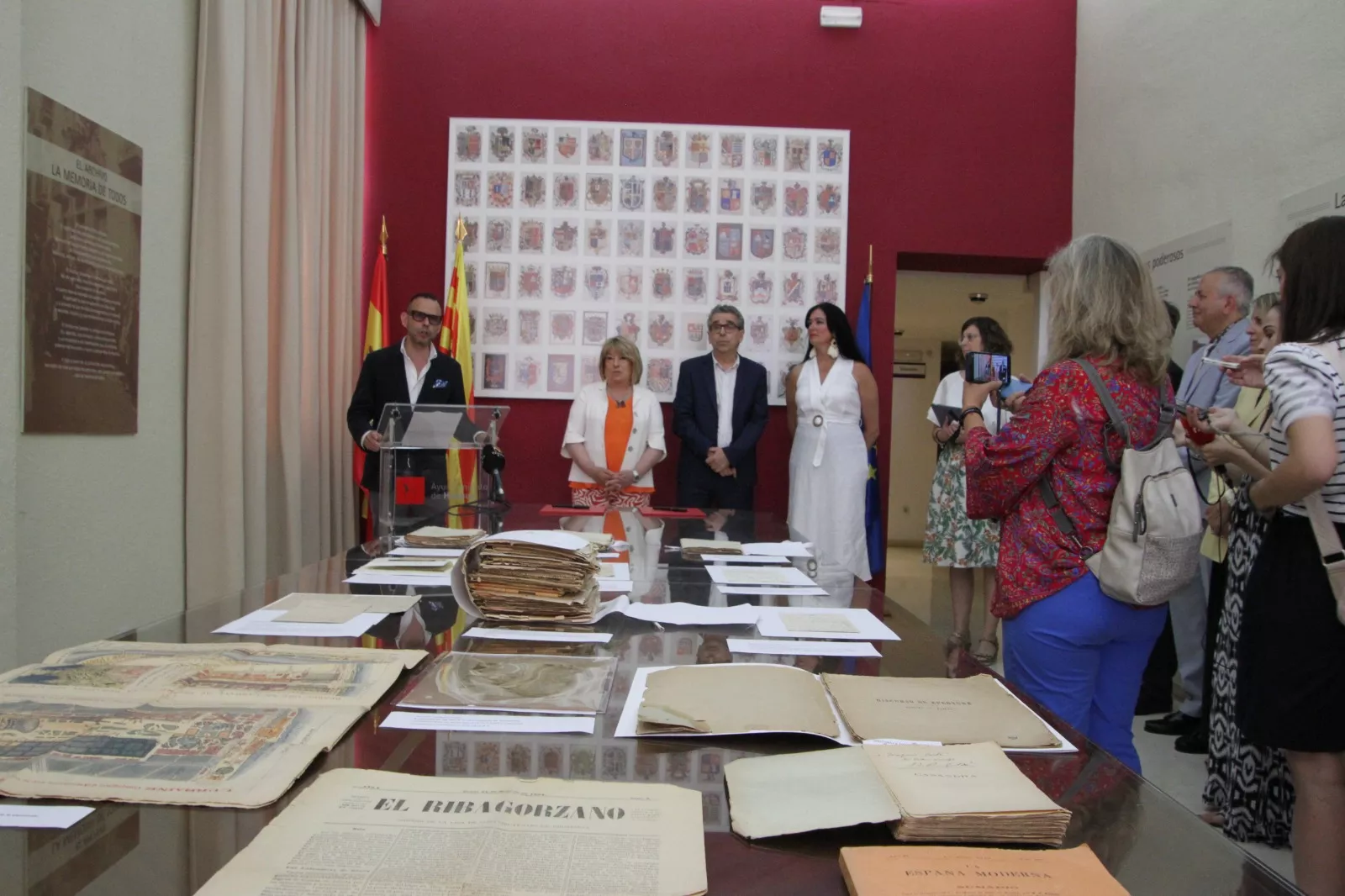 Visita del secretario de Estado de Cultura, Jordi Martí, a Huesca. Foto Carlos Neofato