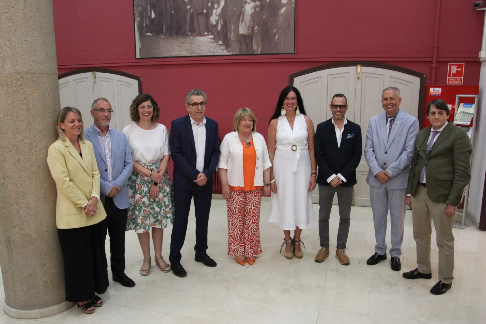 Visita del secretario de Estado de Cultura, Jordi Martí, a Huesca. Foto Carlos Neofato