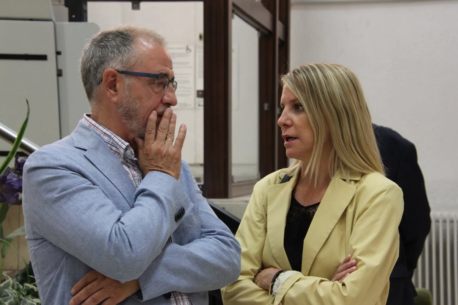 Visita del secretario de Estado de Cultura, Jordi Martí, a Huesca. Foto Carlos Neofato