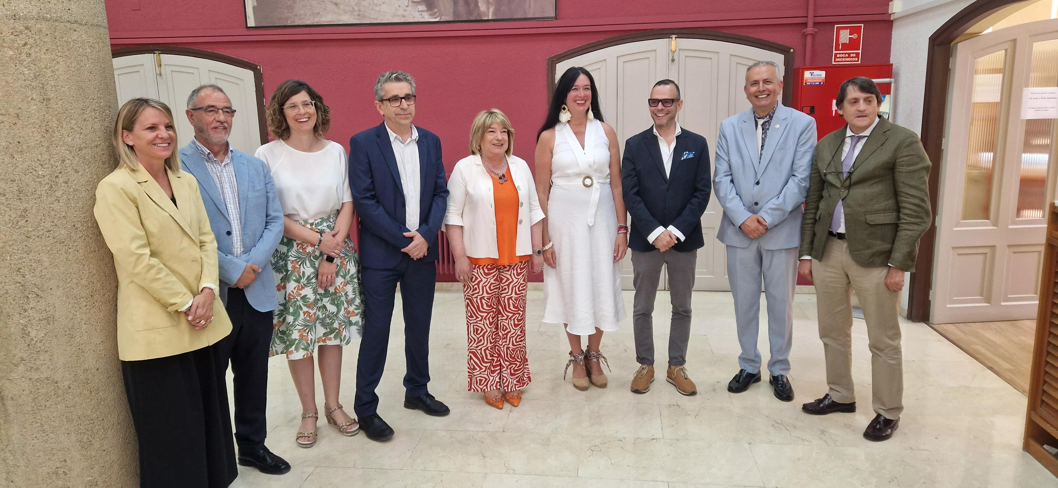 Visita del secretario de Estado de Cultura, Jordi Martí, a Huesca. Foto Myriam Martínez