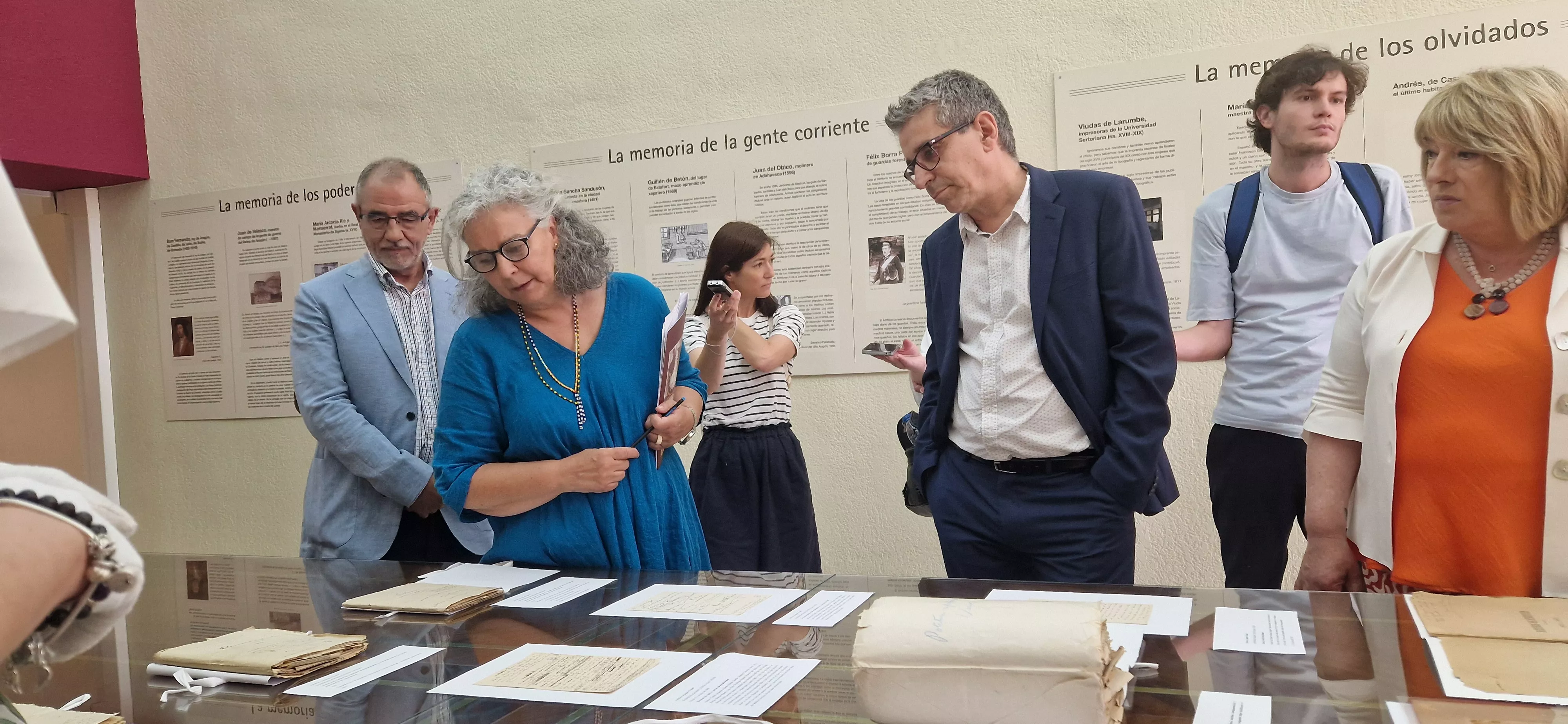 Visita del secretario de Estado de Cultura, Jordi Martí, a Huesca. Foto Myriam Martínez 