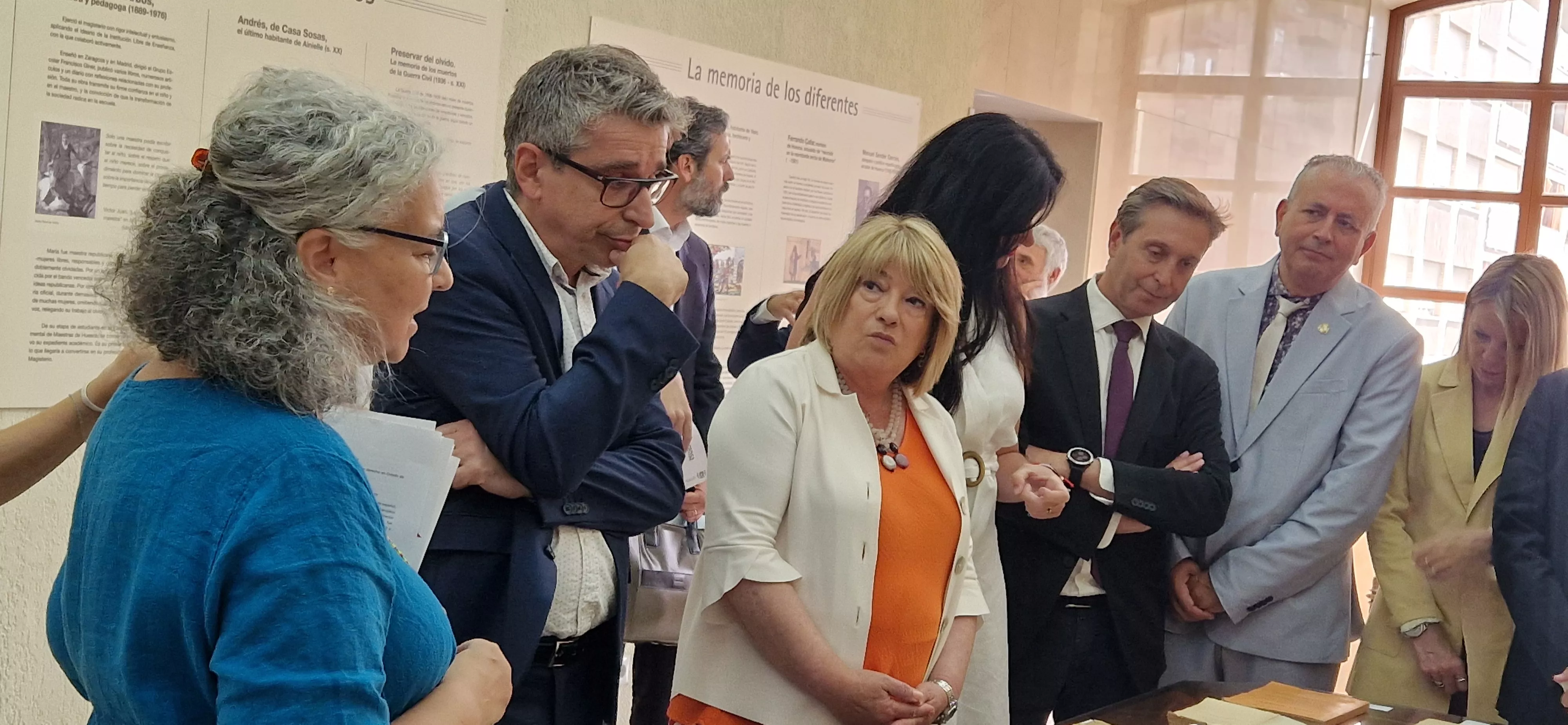 Visita del secretario de Estado de Cultura, Jordi Martí, a Huesca. Foto Myriam Martínez 