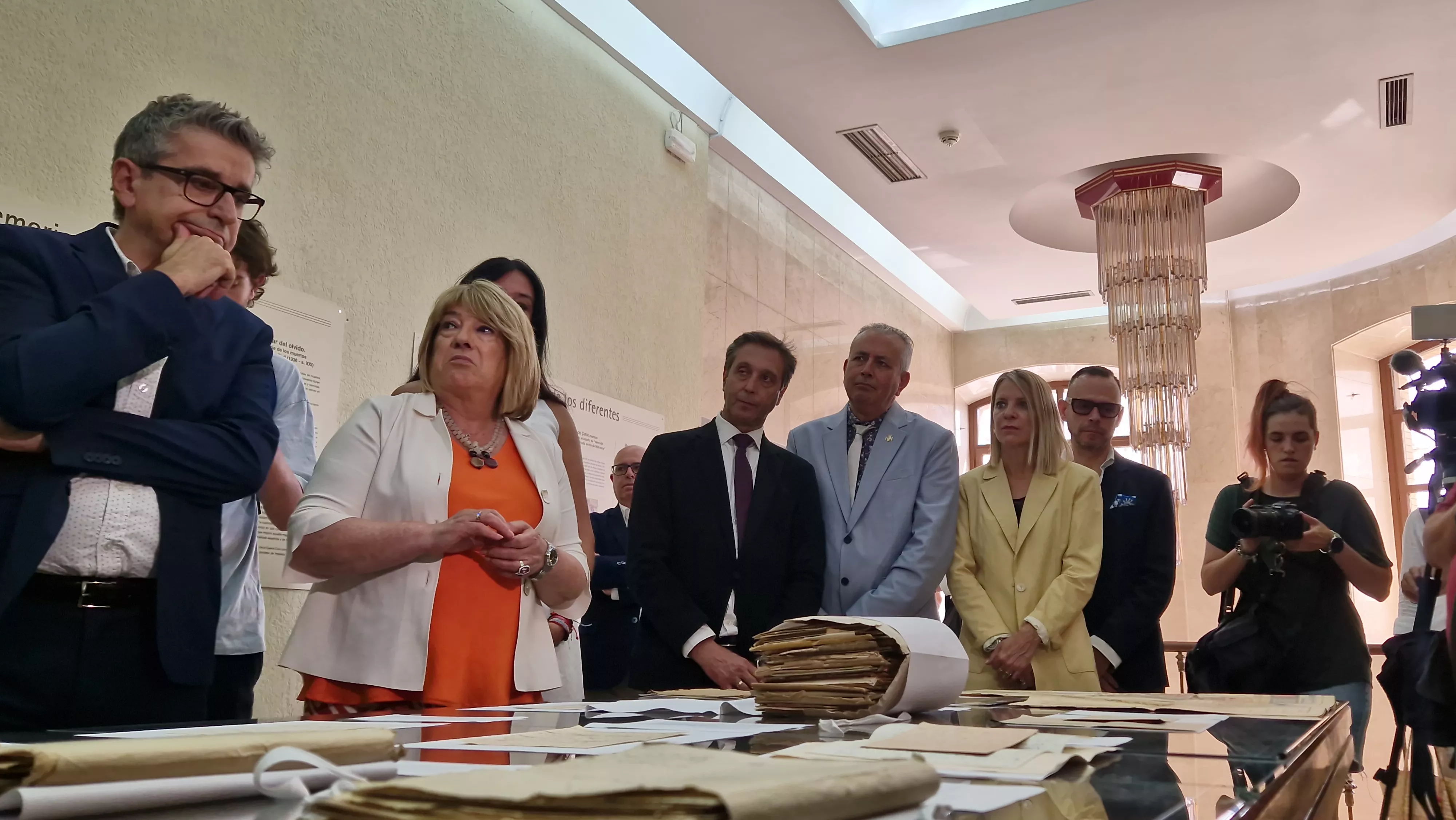 Visita del secretario de Estado de Cultura, Jordi Martí, a Huesca. Foto Myriam Martínez 