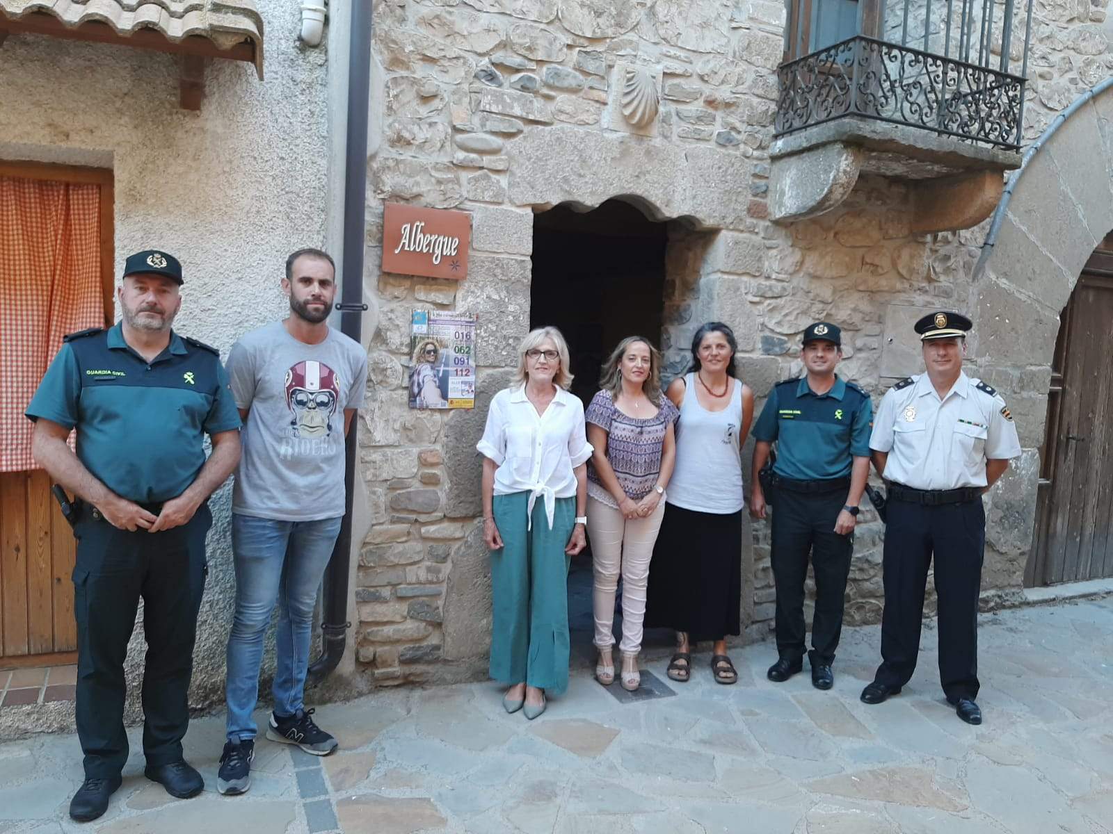 Presentación en Santa Cilia de la campaña "No caminas sola"