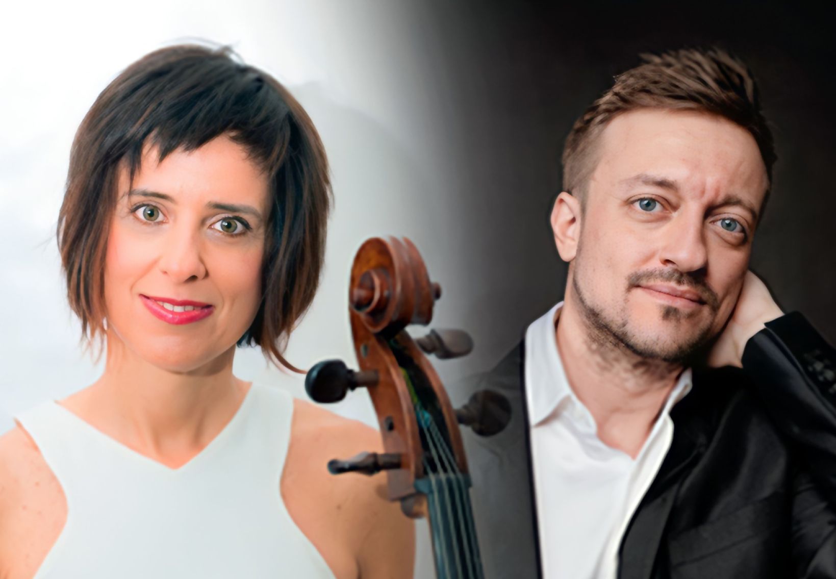 Amparo Lacruz y Enrique Bagaría actúan en el Conservatorio Profesional de Música de Huesca. Amparo Lacruz y Enrique Bagaría actúan en el Conservatorio Profesional de Música de Huesca.