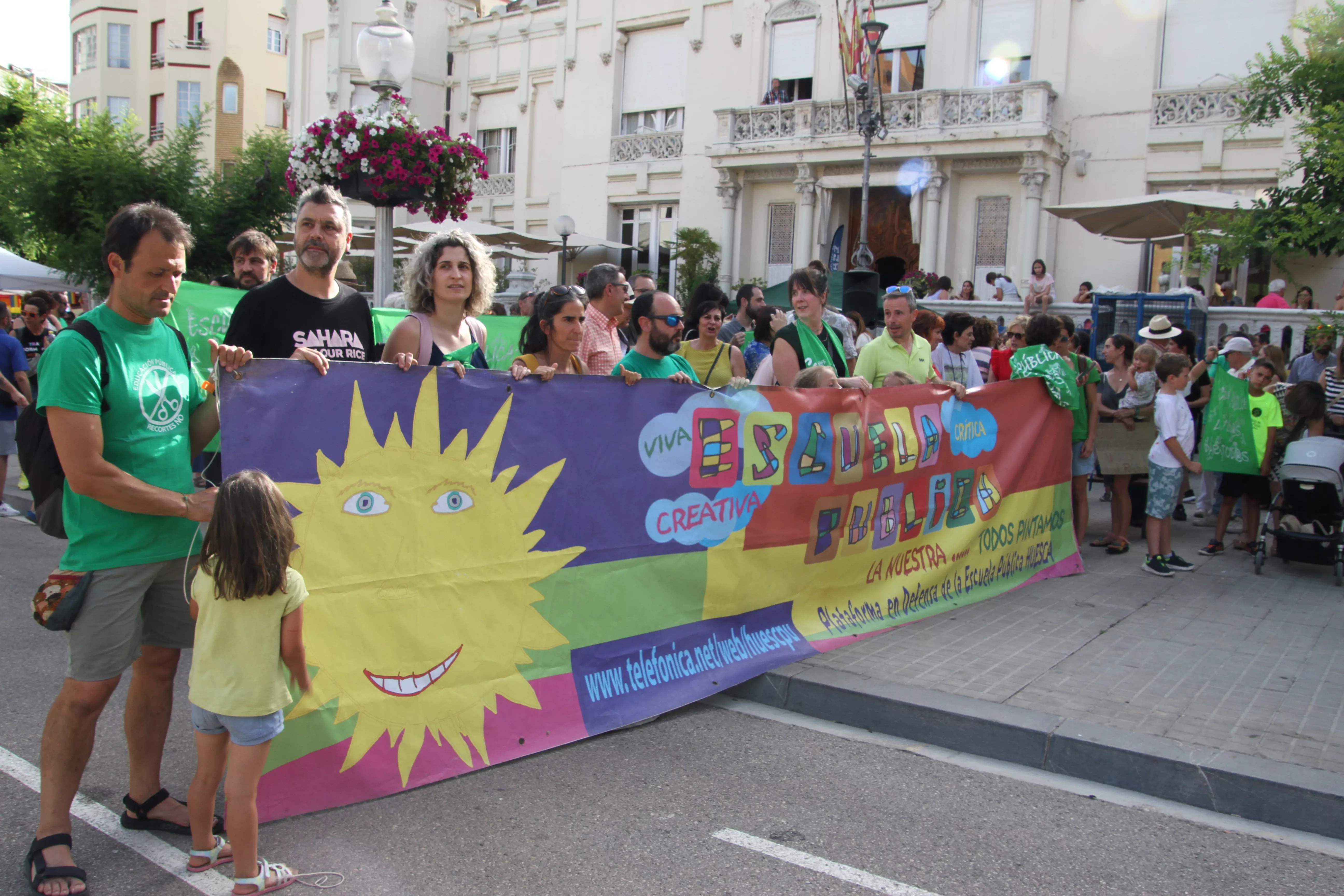  Concentración "por una educación digna y de calidad".  Foto Carlos Neofato