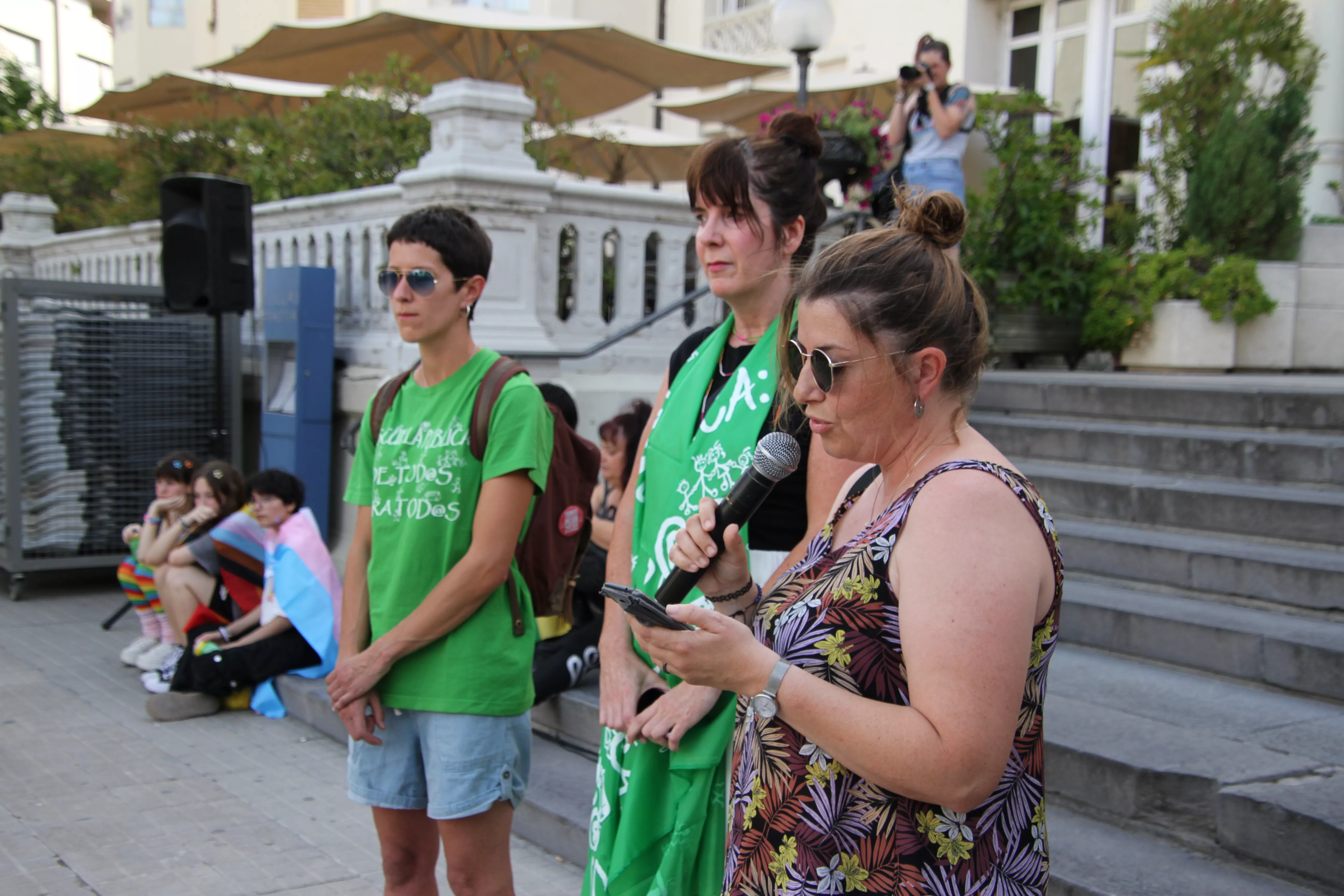  Concentración "por una educación digna y de calidad".  Foto Carlos Neofato