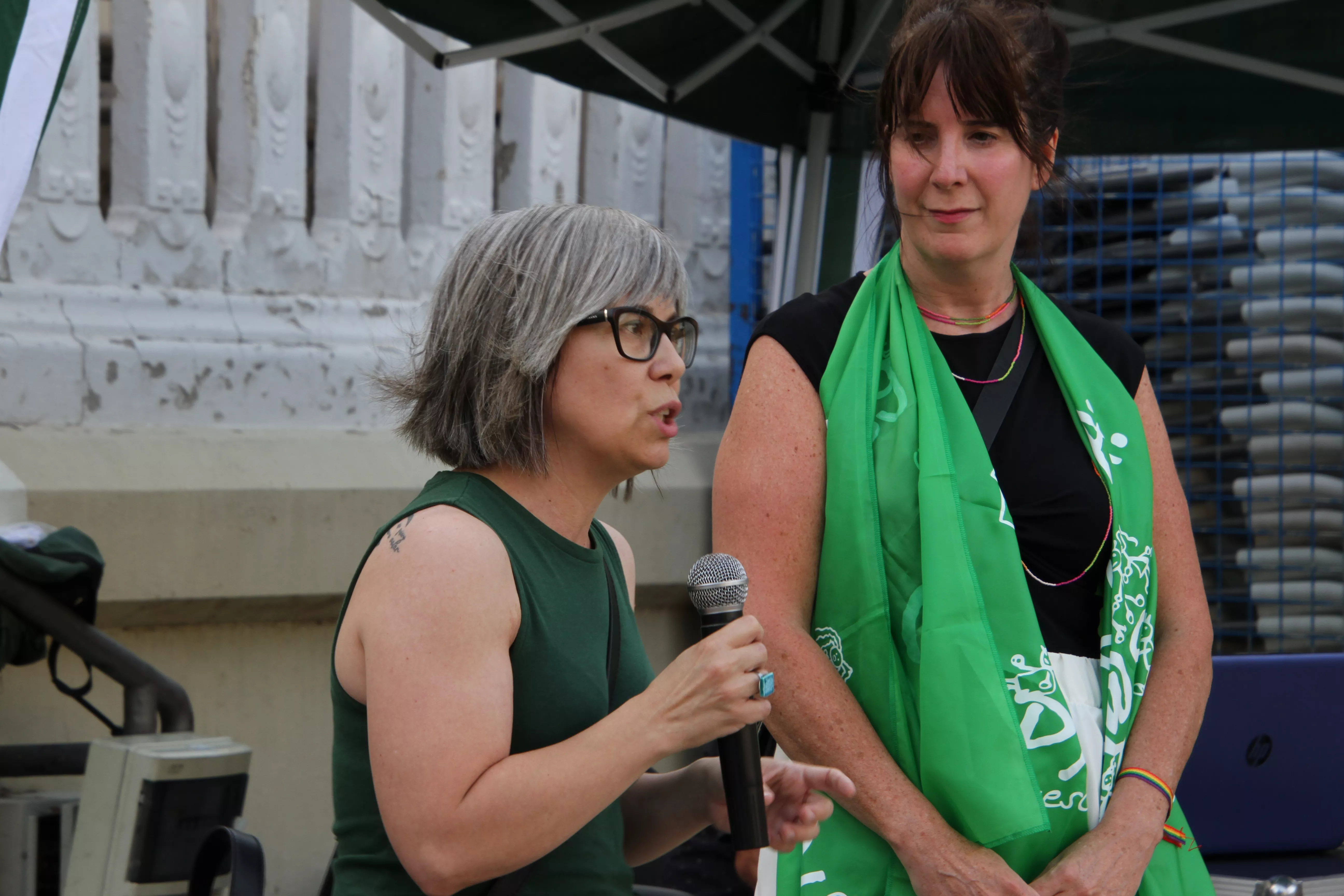  Concentración "por una educación digna y de calidad".  Foto Carlos Neofato