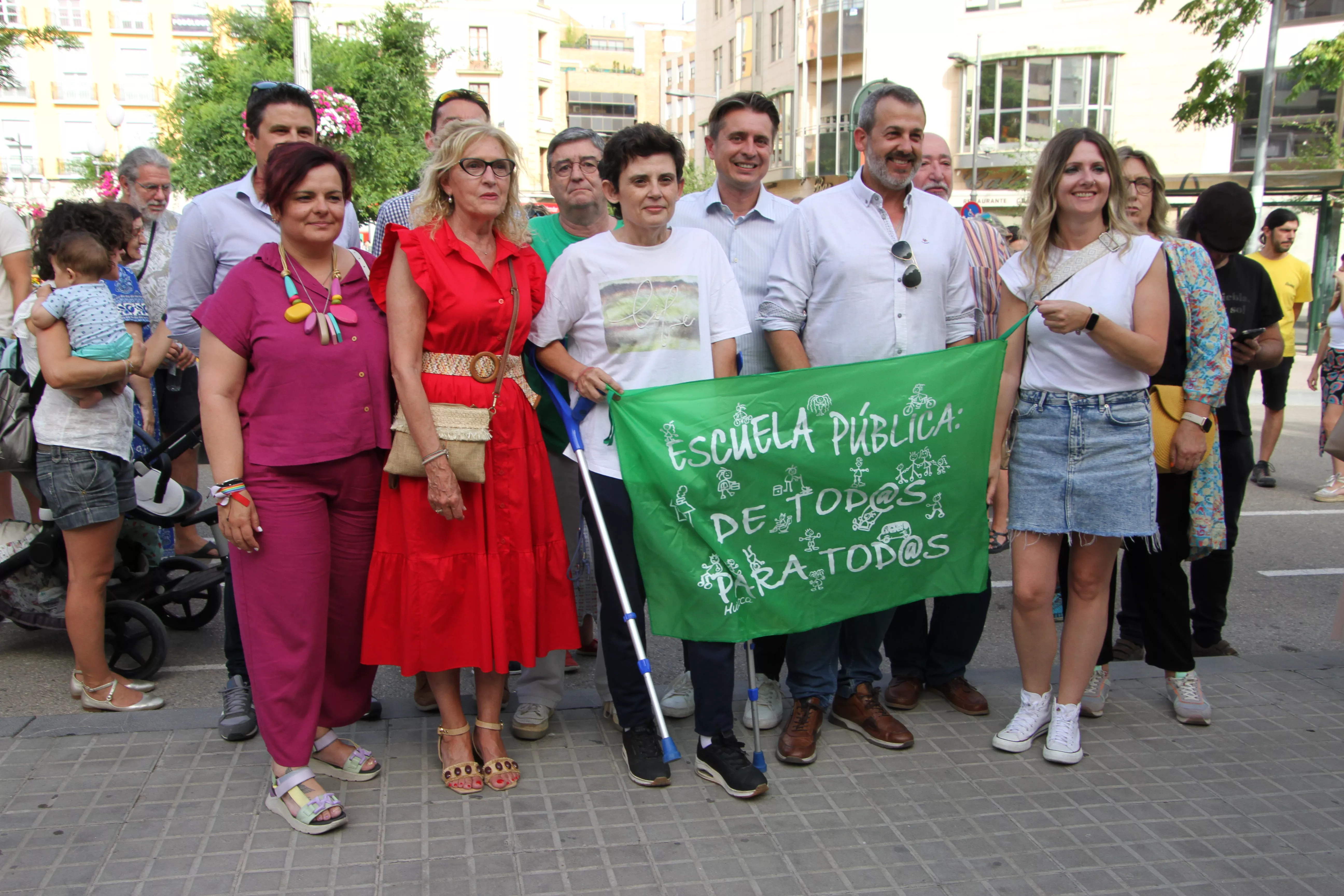  Concentración "por una educación digna y de calidad".  Foto Carlos Neofato