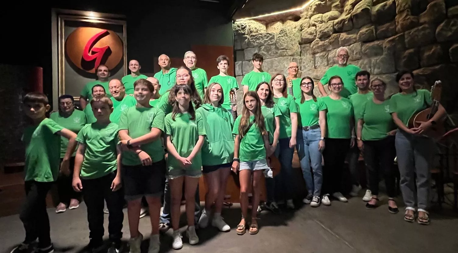 Fin de curso de la sección de Rondalla de la escuela de la Agrupación Santa Cecilia. Foto Mercedes Manterola