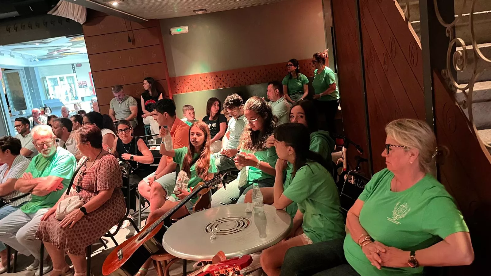 Fin de curso de la sección de Rondalla de la escuela de la Agrupación Santa Cecilia. Foto Mercedes Manterola