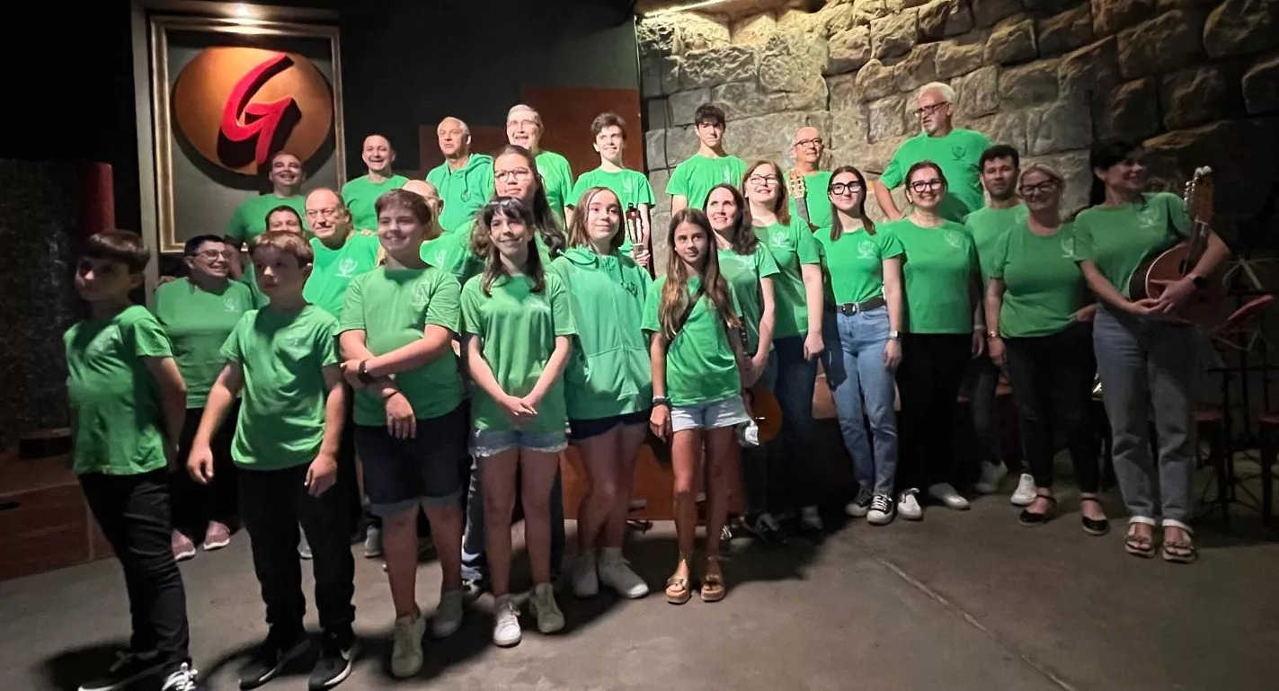 Fin de curso de la sección de Rondalla de la escuela de la Agrupación Santa Cecilia. Foto Mercedes Manterola