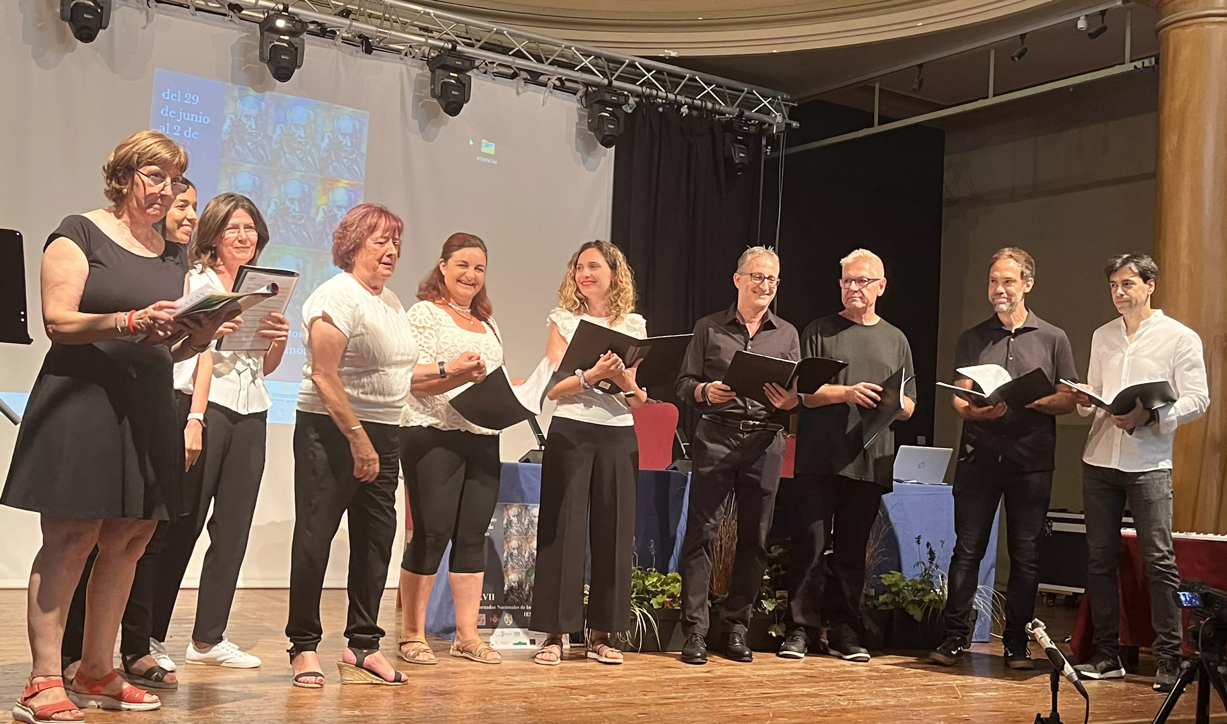 Huesca acoge las XVII Jornadas de Institutos Históricos. Foto Mercedes Manterola