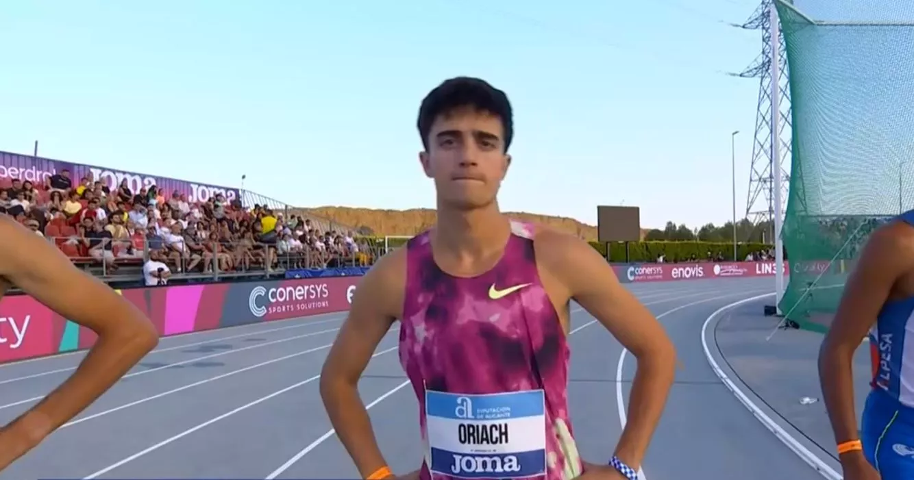 Pol Oriach en la salida