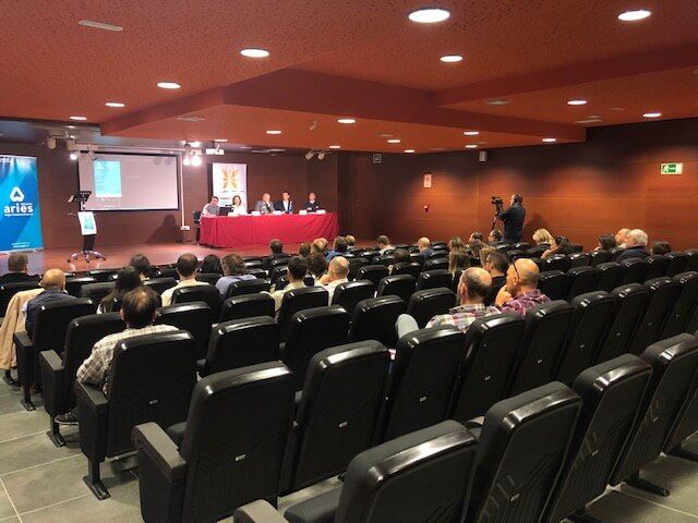 Encuentro en Fraga de la Iniciativa Aries de la Cámara de Comercio, la Comarca y la AEI Bajo Cinca