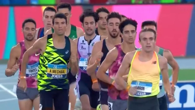 Pol Oriach, en el 1.500 Pol Oriach, en el 1.500