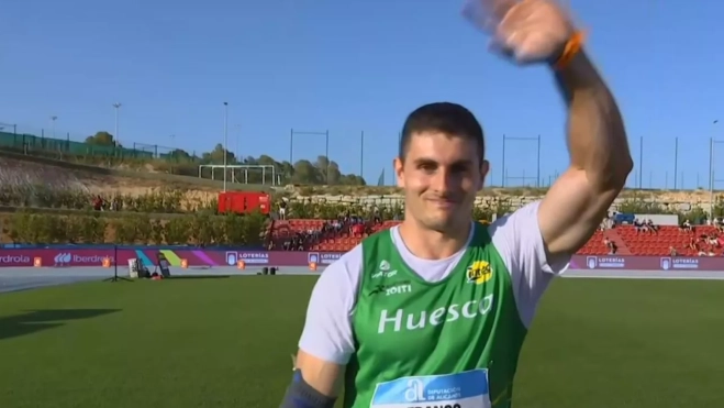 Jorge Franco, gran cuarto puesto en jabalina Jorge Franco, gran cuarto puesto en jabalina